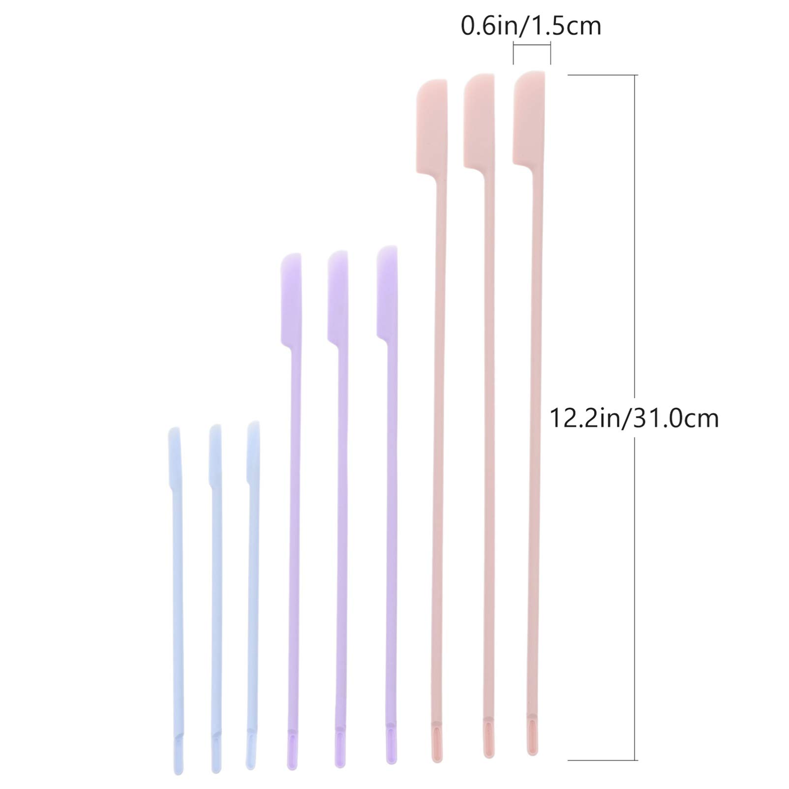 FRCOLOR 9-Piece Moisturizer & Cream Applicator Set - Lipstick Spatula, Beauty Scraper, Cosmetic Spatula for Makeup, Lotion, Skincare | Perfect for Salon, Home & Travel Use