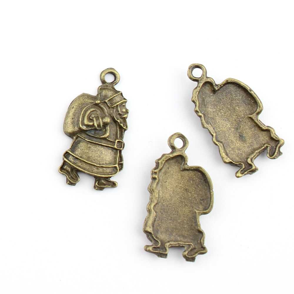 Wholesale Santa Claus Pendant Charms for Jewelry Making and Repair - Perfect for Christmas DIY Crafts, Gifts, and Holiday Decorations