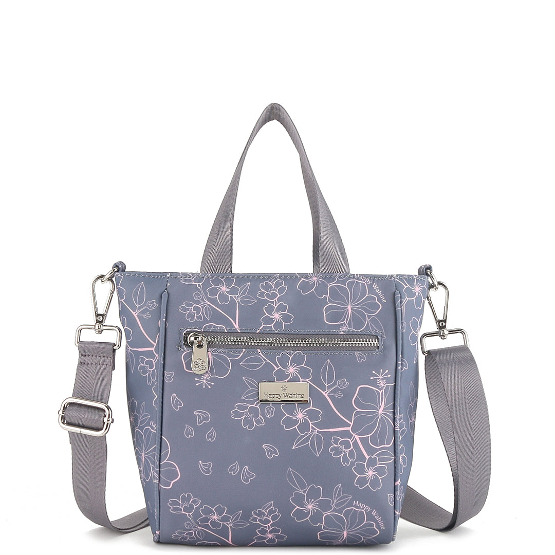 Ke'olu Sakura Grey Crossbody Bag for Women - Stylish & Lightweight Shoulder Purse - Perfect for Travel, Shopping & Everyday Use