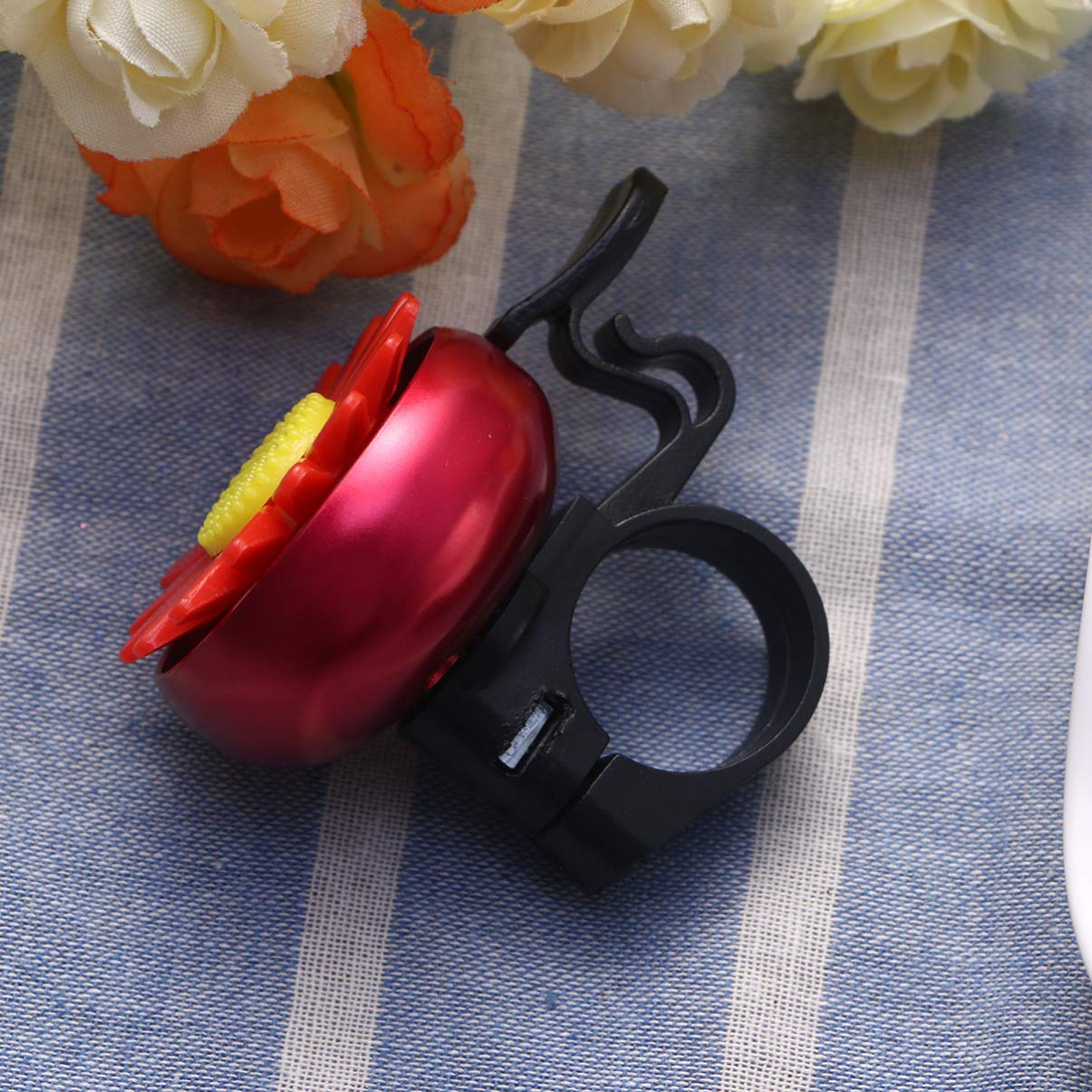 **Veemoon Kids Bike Horn for Girls - Aluminum Bike Bell with Loud Crisp Clear Sound, Mini Bike Ring Horn Accessories - Perfect for Safe Cycling, Outdoor Adventures & Commuting**