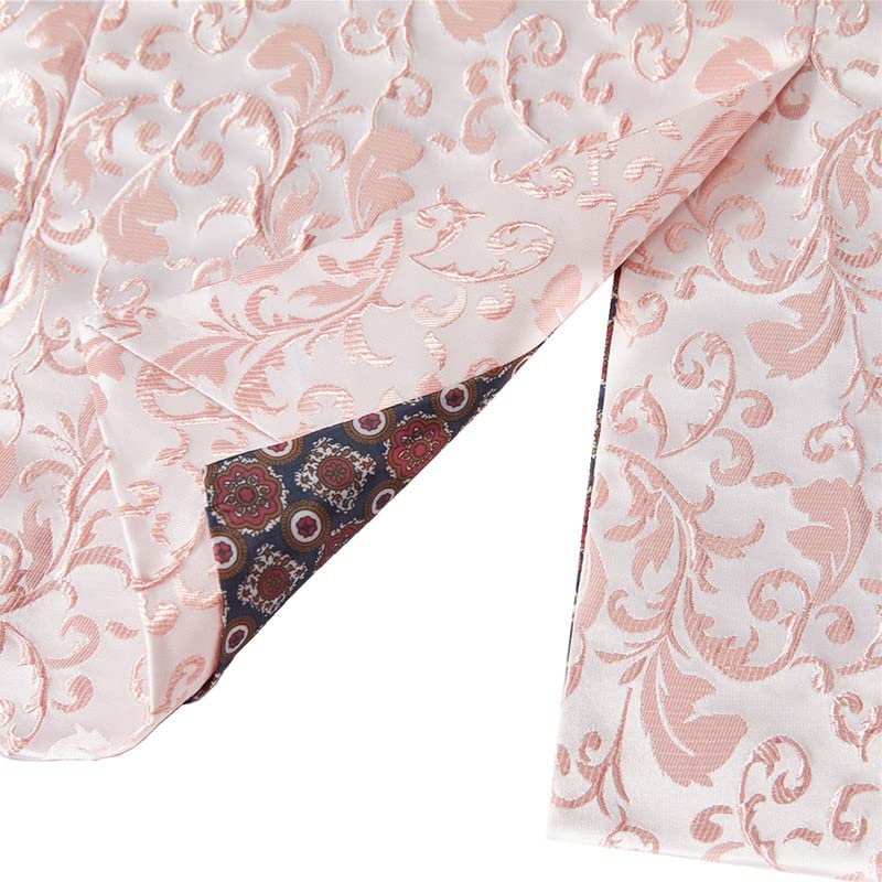 Men's 2-Piece Floral Suit Set - Slim Fit Jacquard Blazer & Pants with Shawl Lapel | Formal Wedding, Business Attire & Special Occasion Outfit