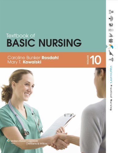 Textbook of Basic Nursing 10th Edition by Rosdahl & Kowalski - Lippincott's Practical Nursing Guide (Hardcover, 2011) | Essential for Nursing Students & Professionals | Perfect for Classroom Study & Clinical Reference