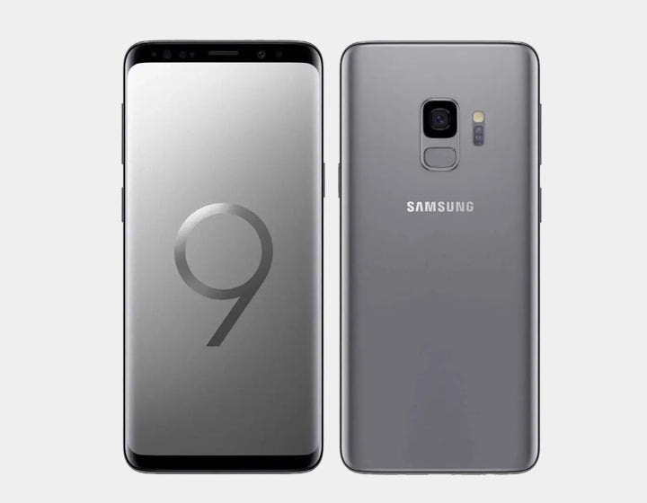 Samsung Galaxy S9 G960F 64GB GSM Unlocked Smartphone - 4GB RAM, Dual SIM, Midnight Grey - Perfect for Travel, Business & Gaming