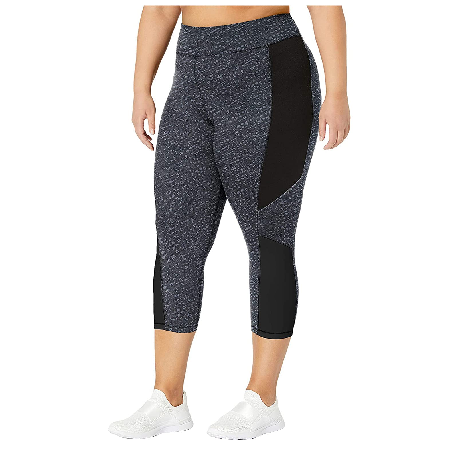 Women's High Waisted Yoga Pants - 7/8 Length Nude Tummy Control Workout Leggings for Running, Gym & Lounge | Moisture Wicking Stretchy Fitness Pants
