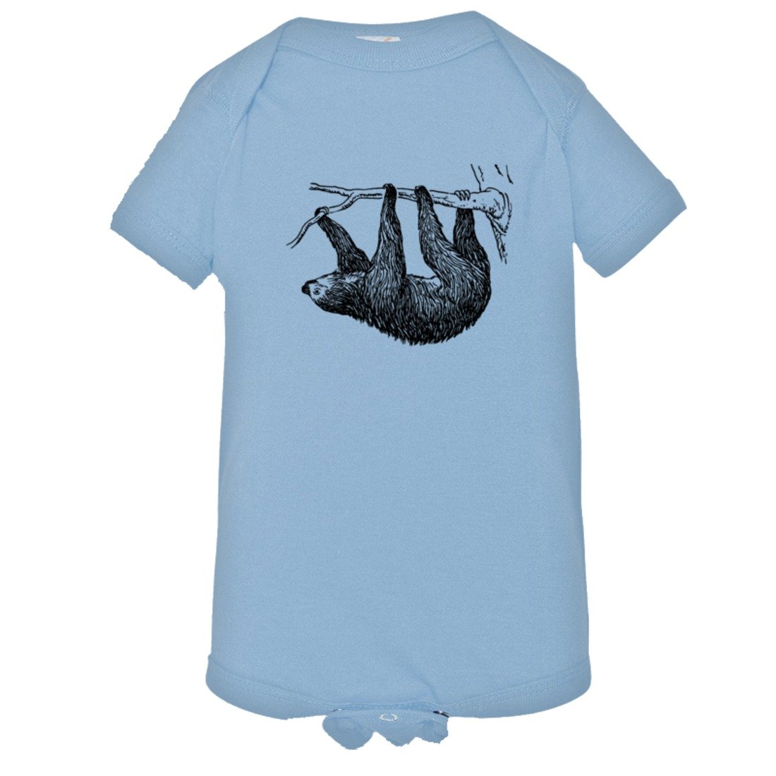 Adorable Baby Sloth Animal Print Bodysuit - Soft Cotton One-Piece Outfit for Boys & Girls | Perfect for Zoo Visits, Animal Lovers & Cute Baby Photoshoots