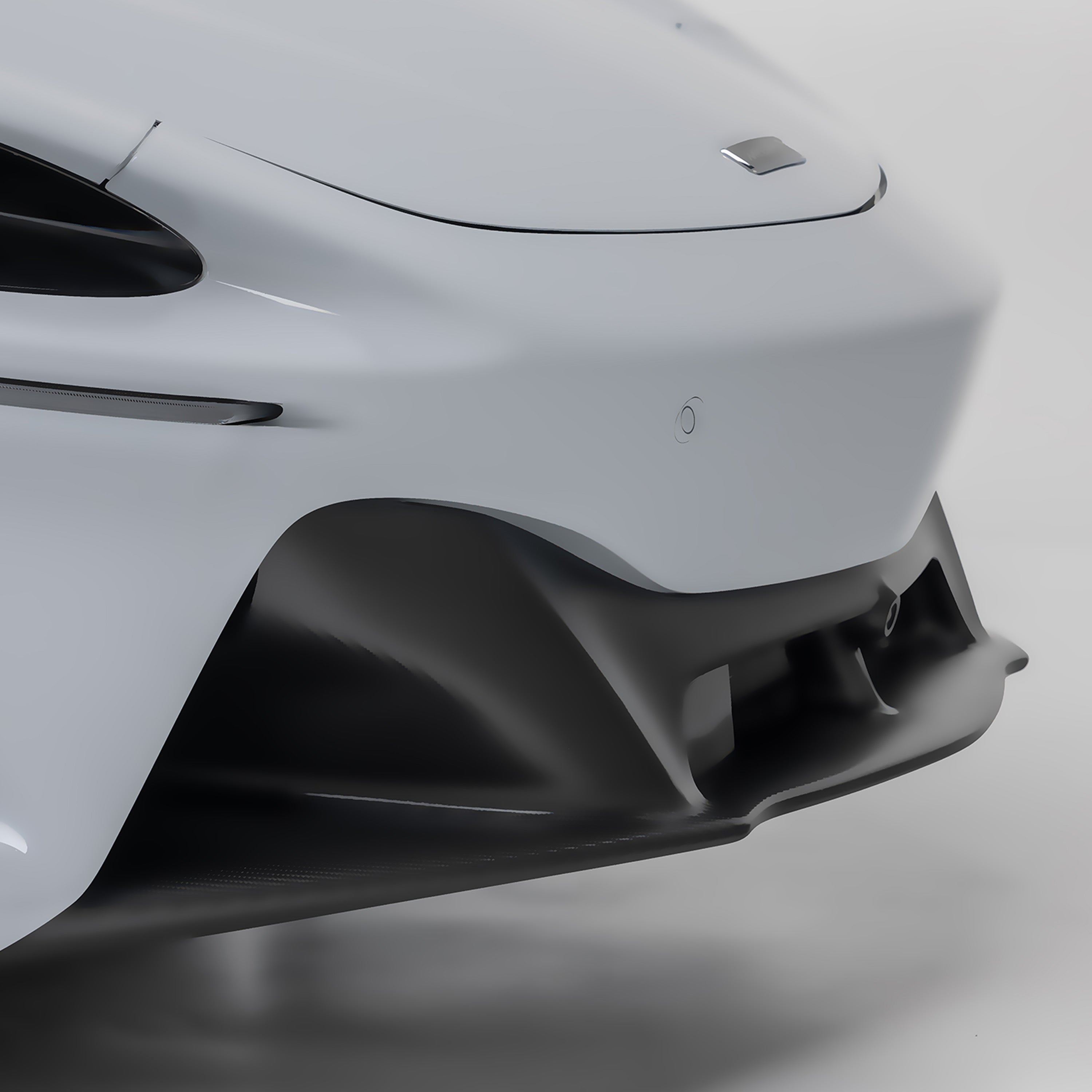 High-Performance Front Splitter Replacement for Cars - Enhance Aerodynamics & Style for Racing & Street Driving