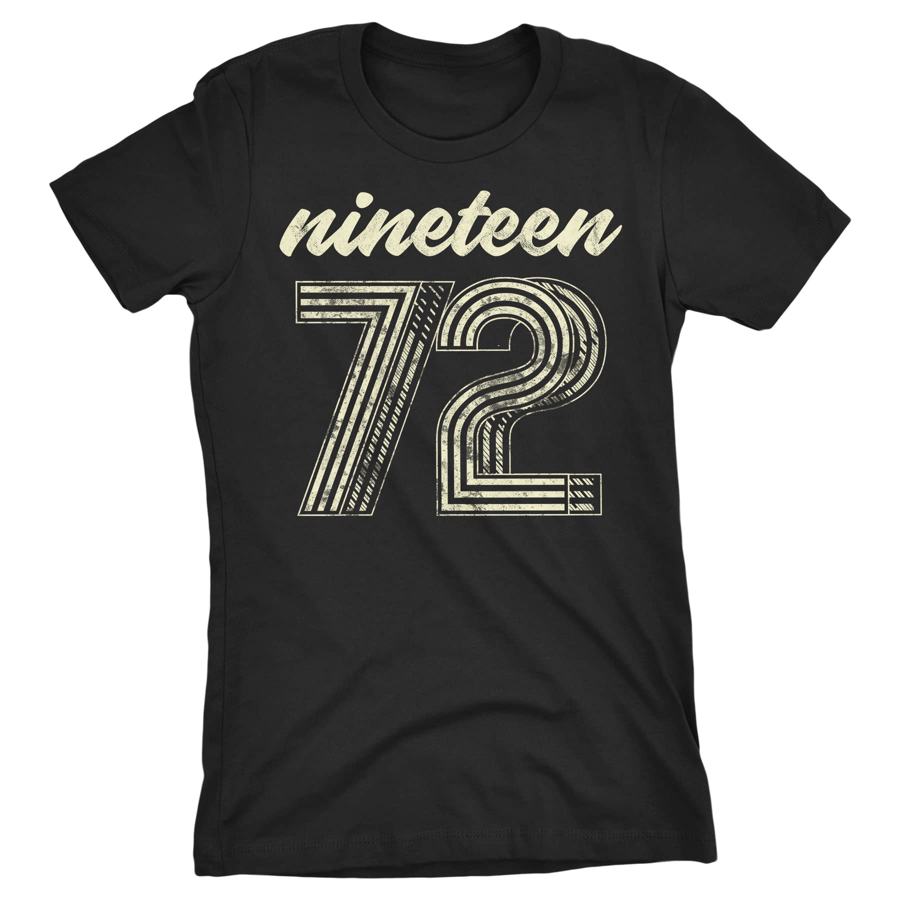 50th Birthday Shirts for Women - Vintage 1972 Retro Design - Funny 50 Year Old Gift Idea - Perfect for Birthday Parties & Celebrations