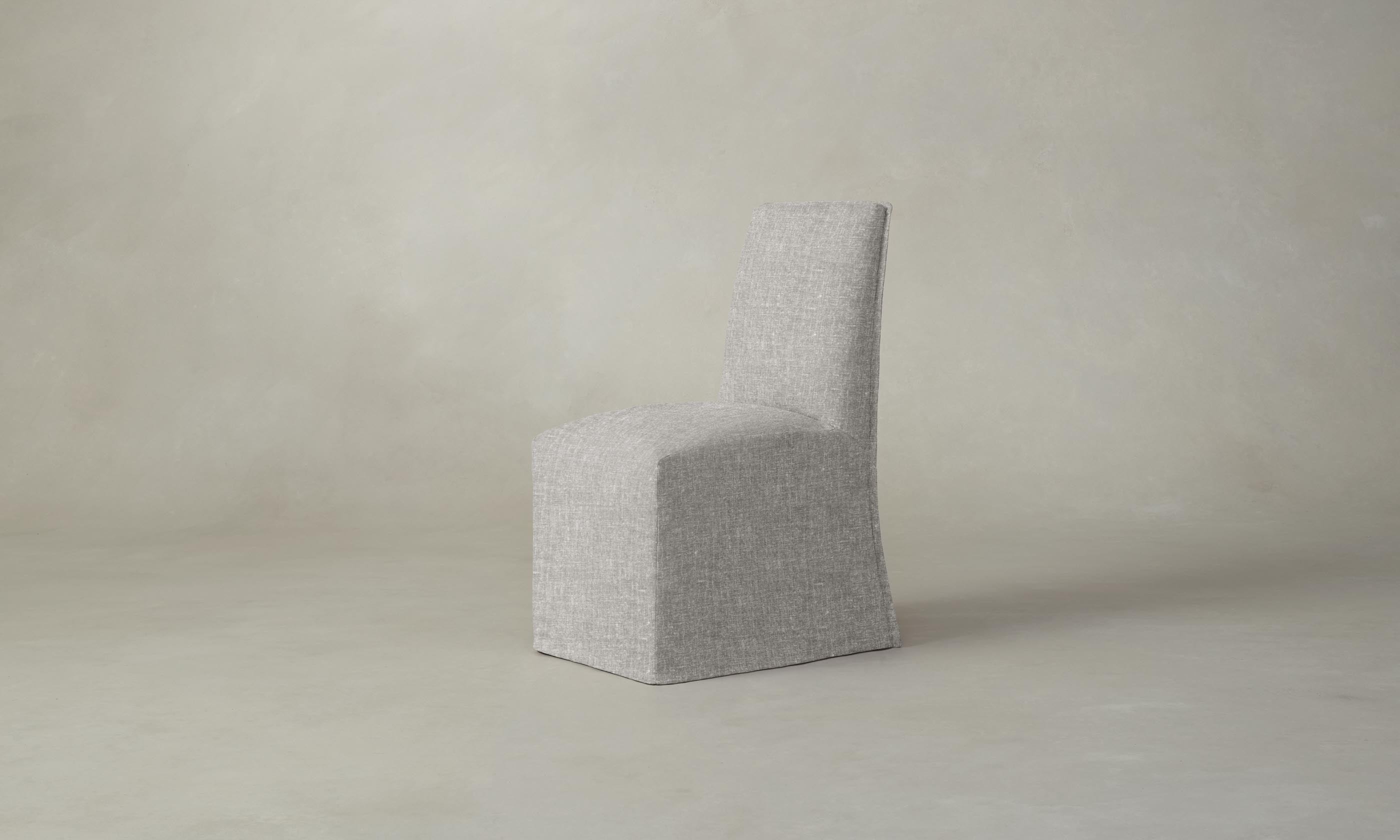 Stylish Beacon Dining Chair with Heritage Belgian Linen Agate Upholstery - Perfect for Modern Kitchens, Dining Rooms & Home Offices