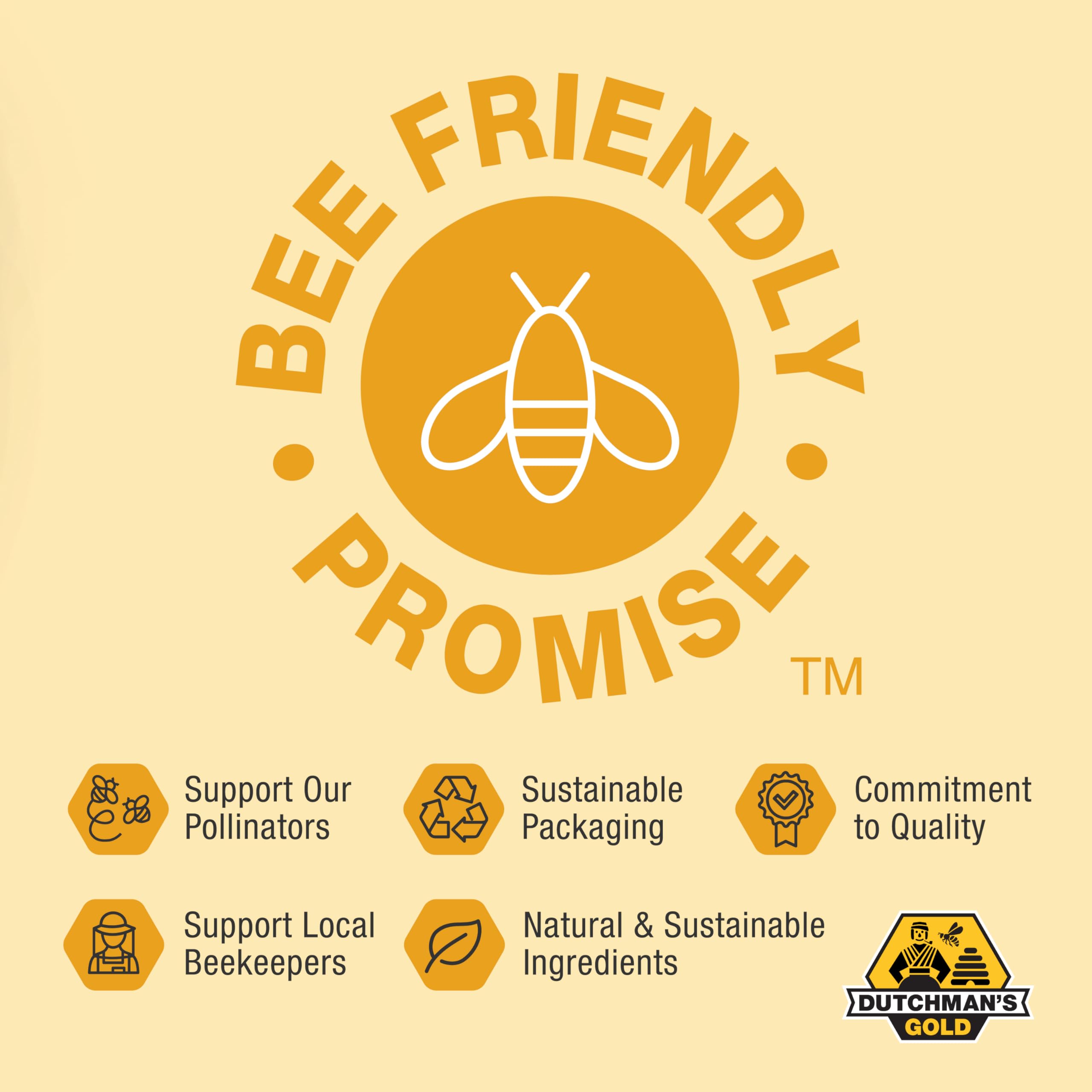 Dutchman's Gold Bee Pollen Granules (250g) - 100% Pure Dried Pollen Superfood - Rich in Vitamins, Minerals & Protein - Raw Unprocessed Natural Supplement - Boost Energy & Immunity - Perfect for Smoothies, Yogurt & Healthy Snacks
