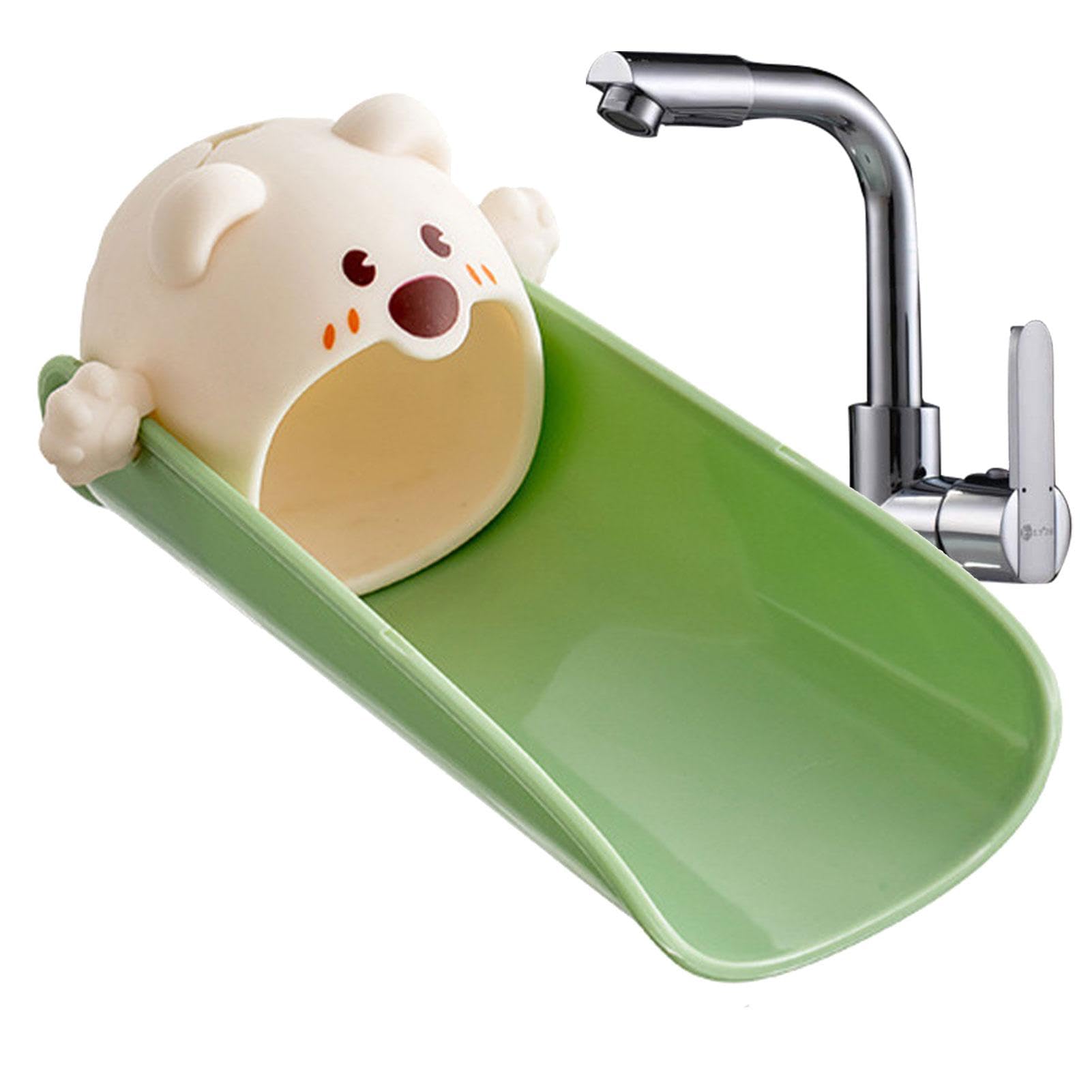 Animal Faucet Extenders - Silicone Tap Extender for Kids, Bathroom & Kitchen Sink