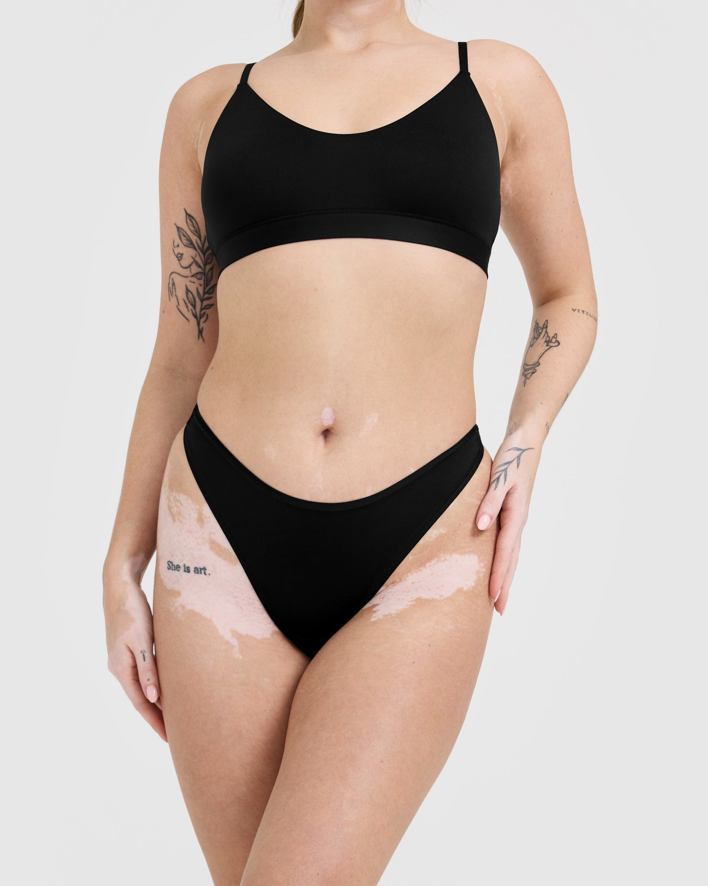 Sexy Black Silhouette Thong - Comfortable Lingerie for Women | Perfect for Date Night, Boudoir Photography & Sensual Wear