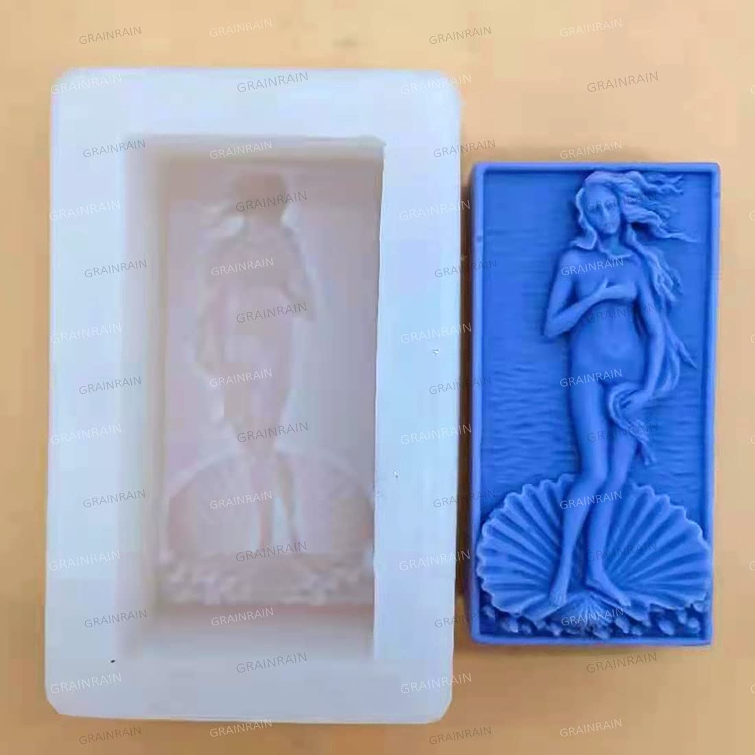 Premium Silicone Soap Molds Set - 6 Pack Reusable DIY Soap Making Molds for Handmade Soaps, Candles, Plaster & Resin Crafts - Perfect for Home Spa, Wedding Favors & DIY Gift Making (12306)