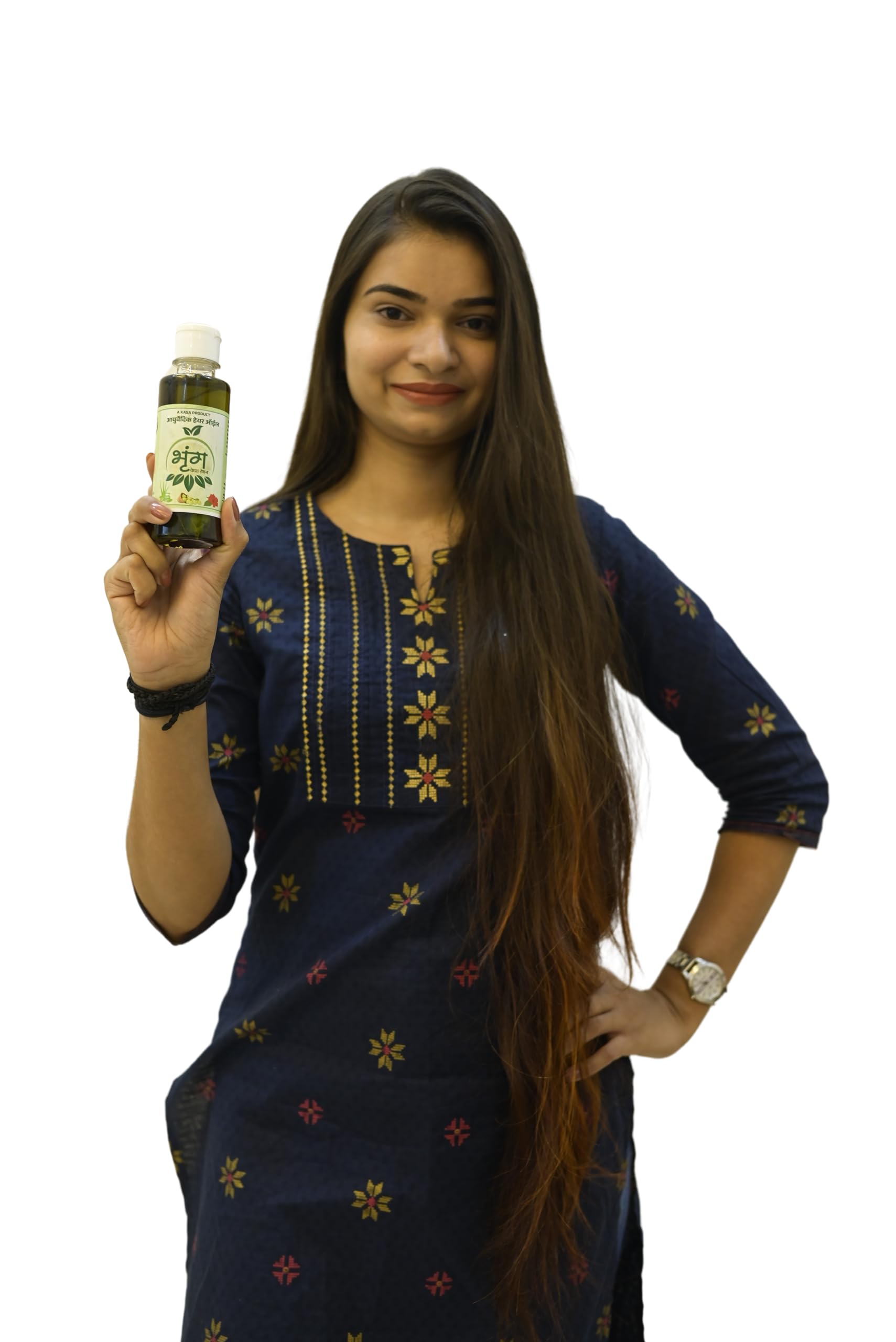 KASA PRODUCT Bhringraj Herbal Hair Oil for Men & Women - Promotes Hair Growth, Controls Hair Fall, Repairs Damaged Hair & Strengthens Roots with Amla, Neem & Bhringraj - 100ml | Perfect for Daily Hair Care & Scalp Nourishment