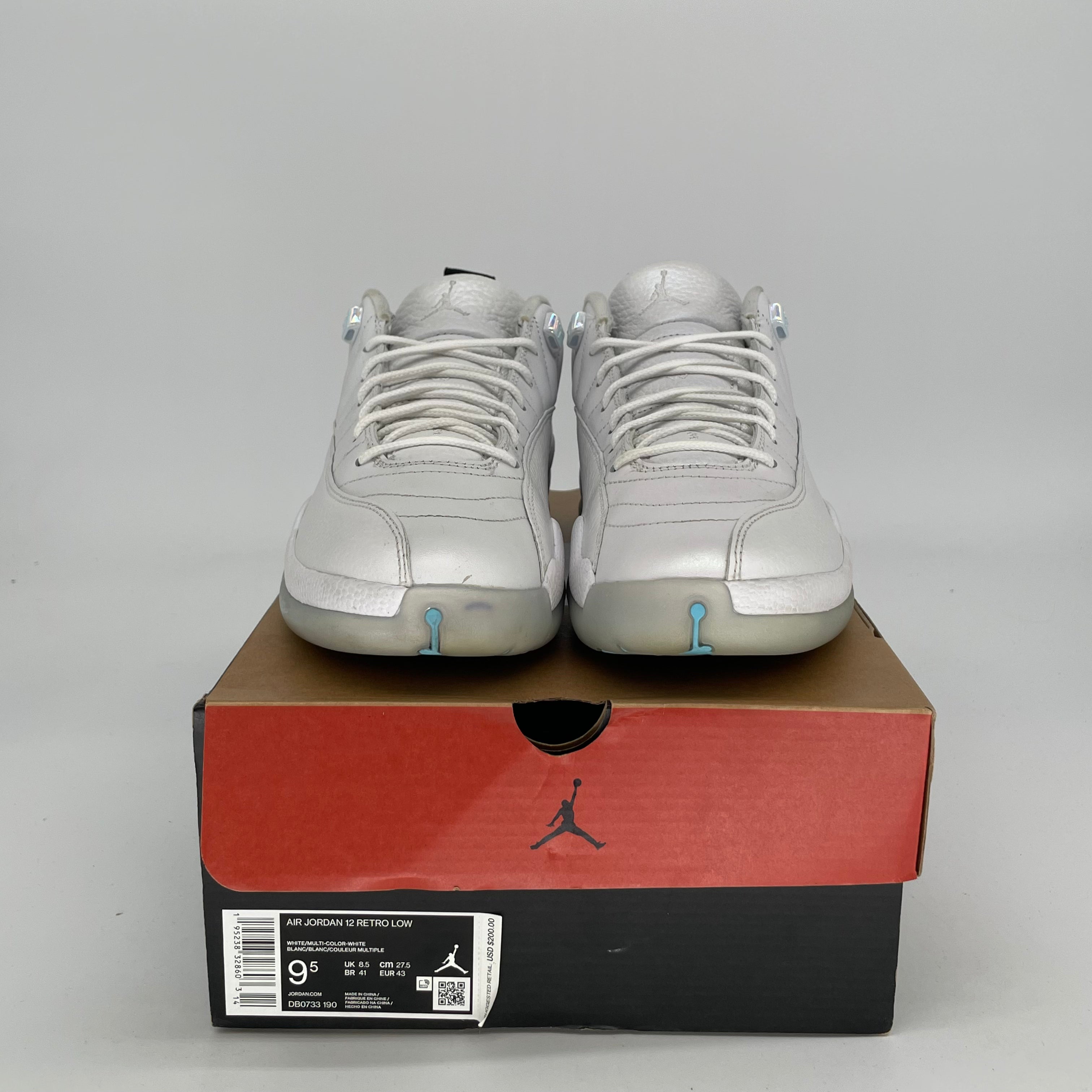 AIR JORDAN 12 LOW EASTER Basketball Shoes - Size 9.5/11W (DB0733-190) - Perfect for Easter Games & Casual Streetwear