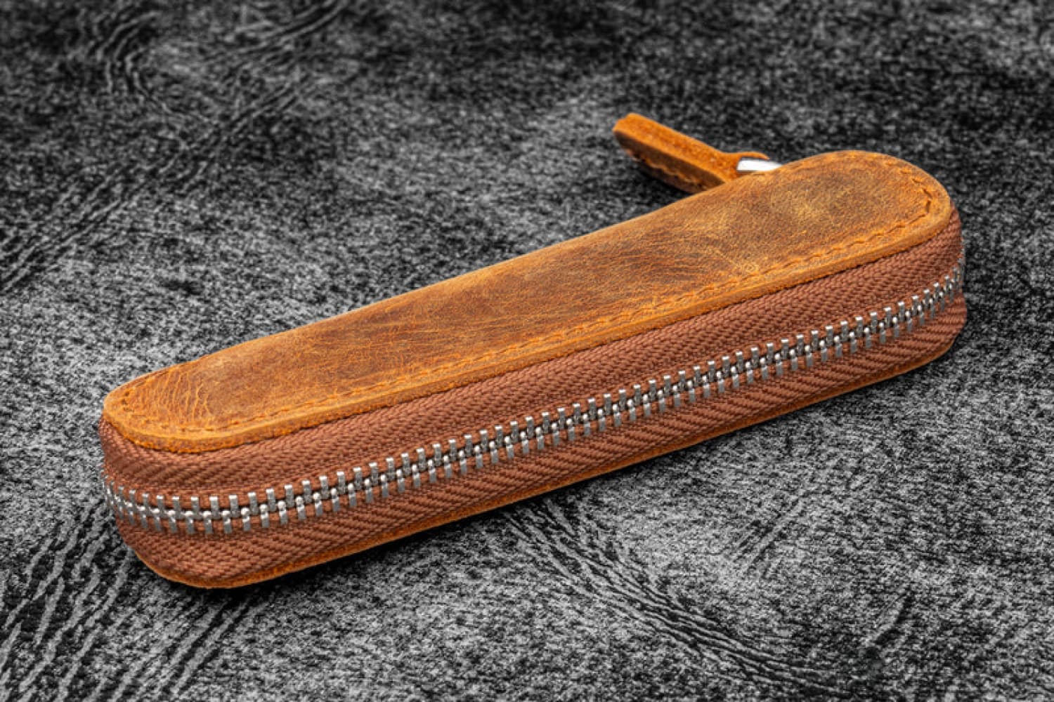 Galen Leather Kaweco Pocket Pen Case - Premium Crazy Horse Brown Leather Pen Holder for Writers & Artists | Perfect for Travel, Office & Gift Giving