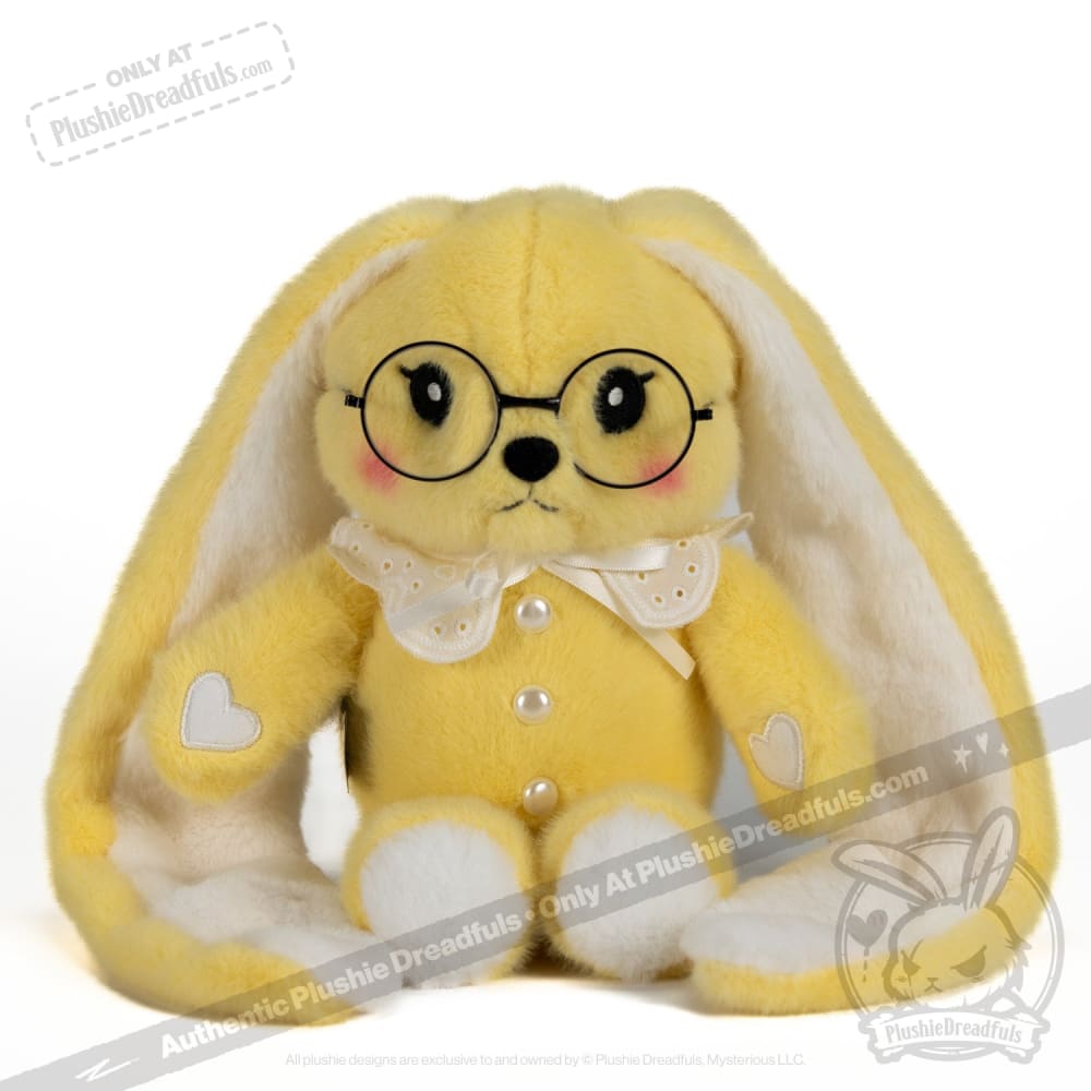 Plushie Dreadfuls Shy Rabbit Stuffed Animal - Soft Plush Toy for Kids, Anxiety Relief & Cuddling | Perfect for Bedtime, Gifts & Emotional Support