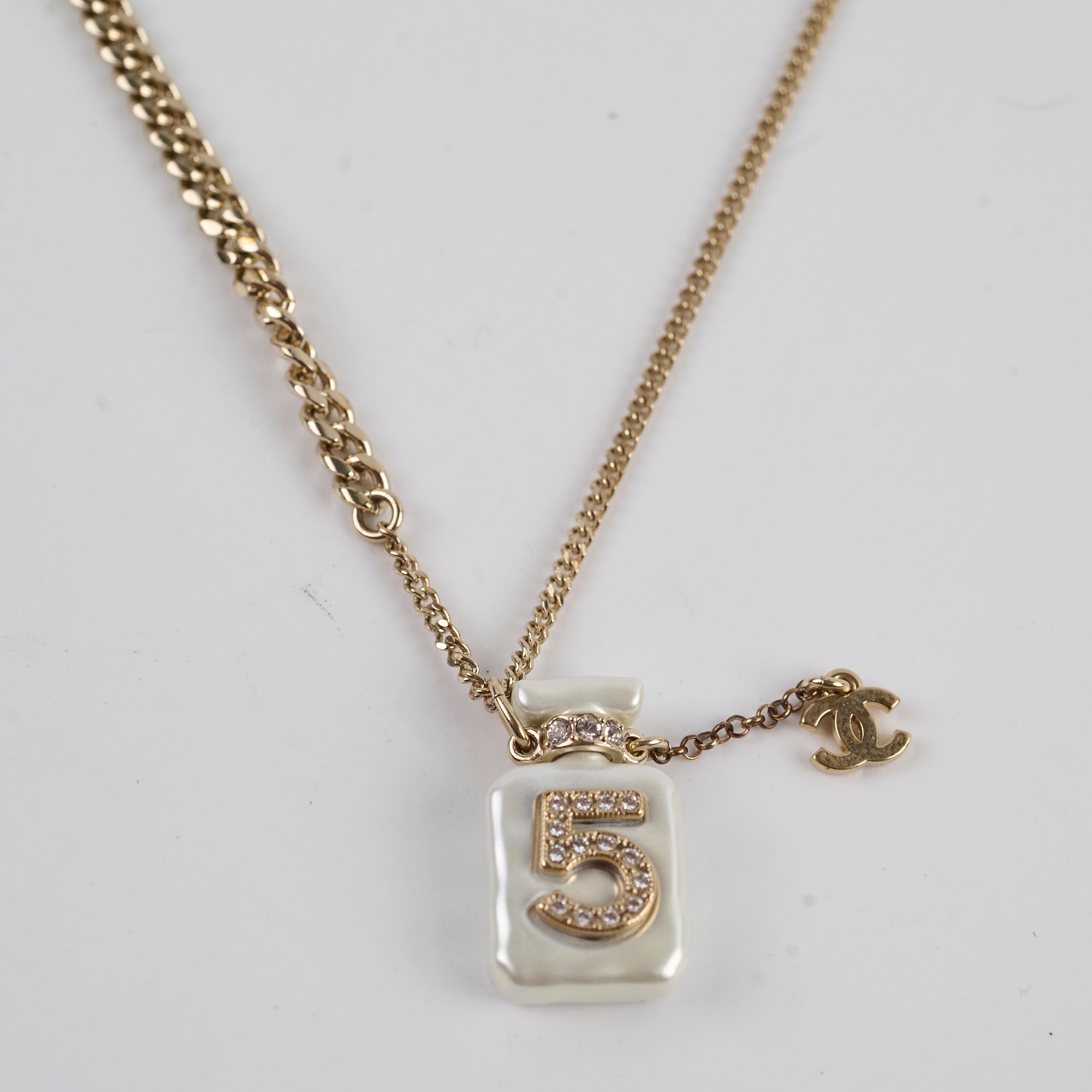 Chanel No.5 Perfume Bottle Necklace - Elegant Fashion Jewelry Inspired by Iconic Fragrance | Perfect Gift for Women, Birthday, Anniversary & Special Occasions