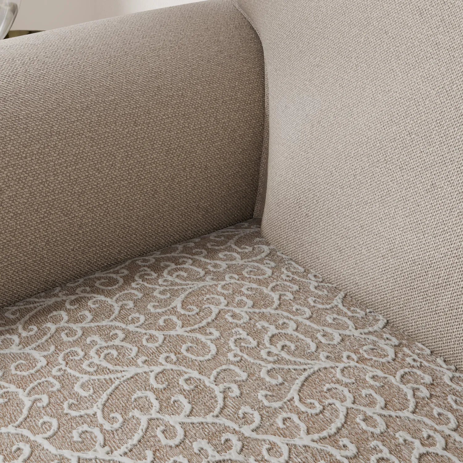 Premium Jacquard 3D Seat Cushion Cover - Breathable & Comfortable Sofa Chair Protector - Perfect for Living Room, Office, Car & Outdoor Furniture