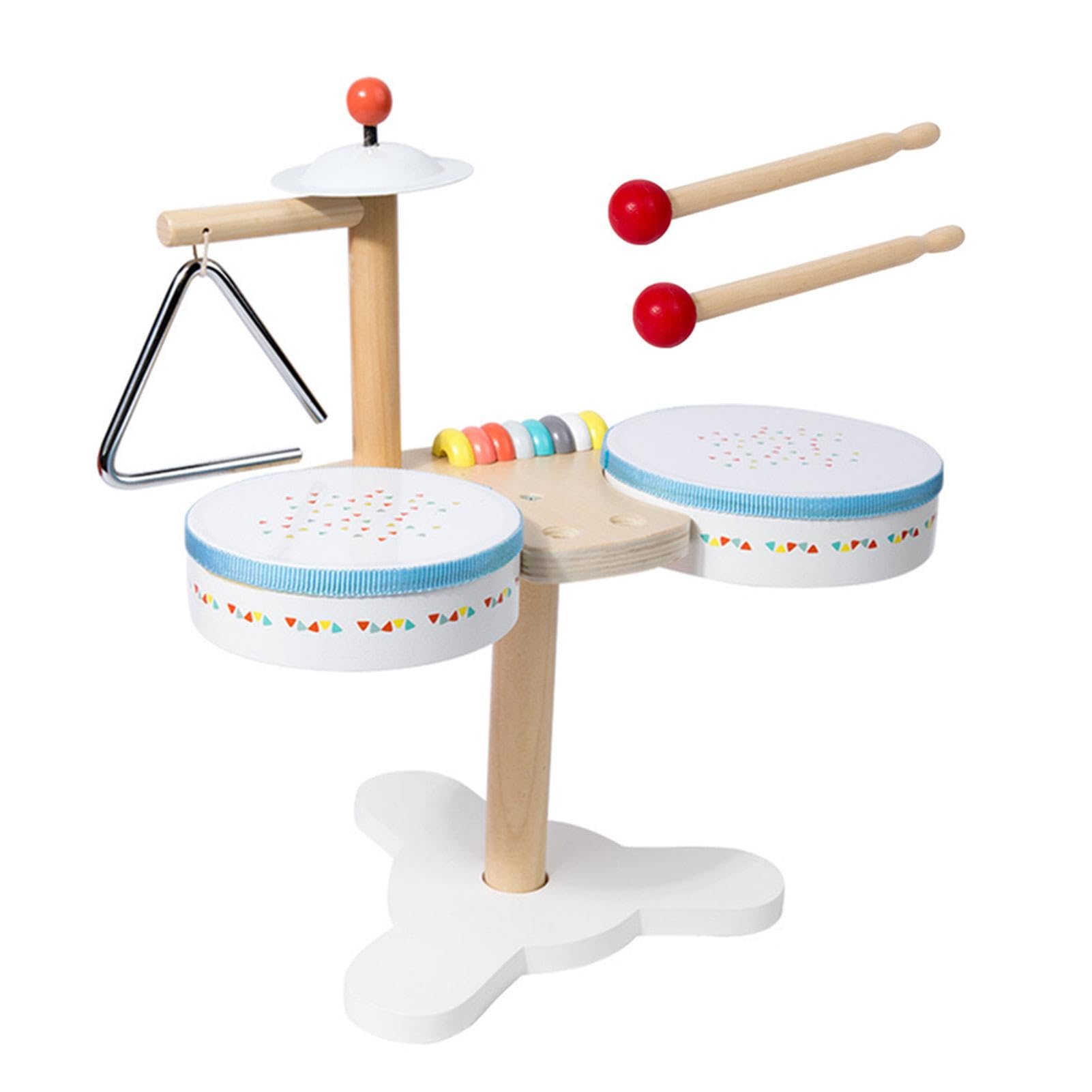 **Kids Drum Set - Early Learning Musical Toys for Toddlers & Babies, Multifunctional Children's Drum Kit with Sticks, Perfect for Home Play, Preschool Education & Indoor Music Activities**
