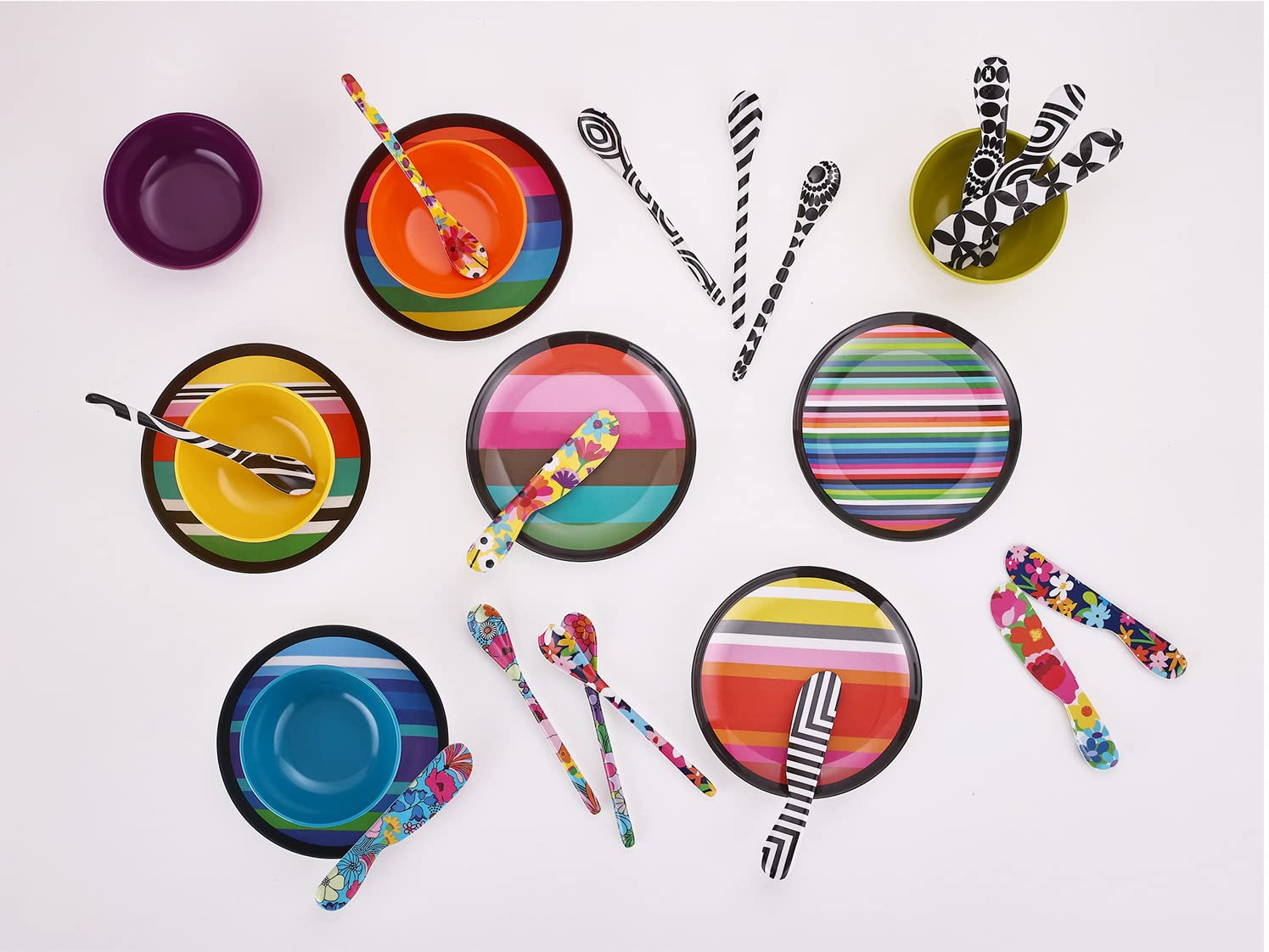 French Bulldog Melamine Spoon Set of 4 - 7