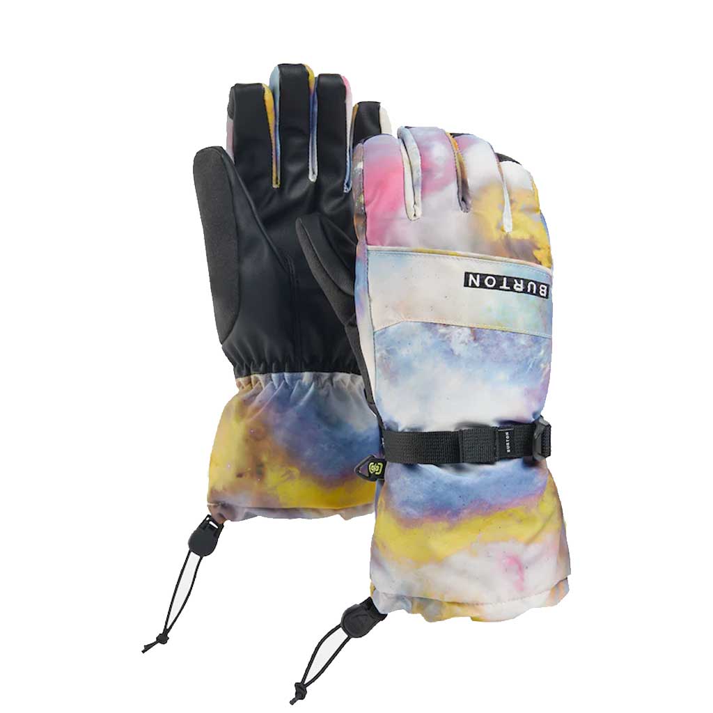 Burton 2023-2024 Women's Winter Gloves - Waterproof & Warm Profile Gloves in Stout White Voyager for Skiing, Snowboarding & Outdoor Activities