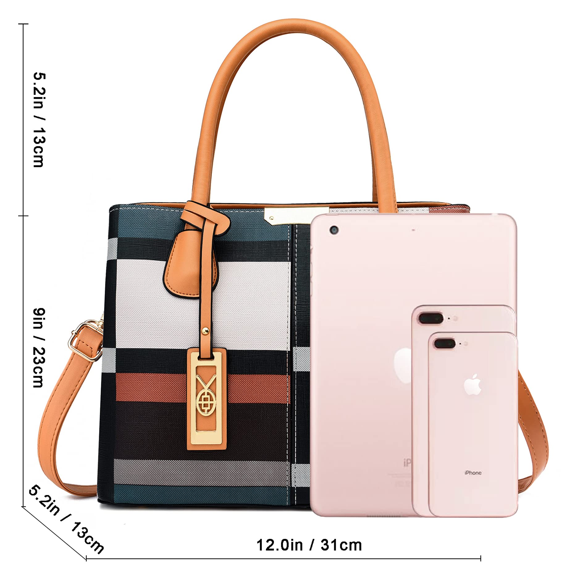 CHICAROUSAL Women's Leather Crossbody Bag - Stylish Tote & Shoulder Purse for Daily Use
