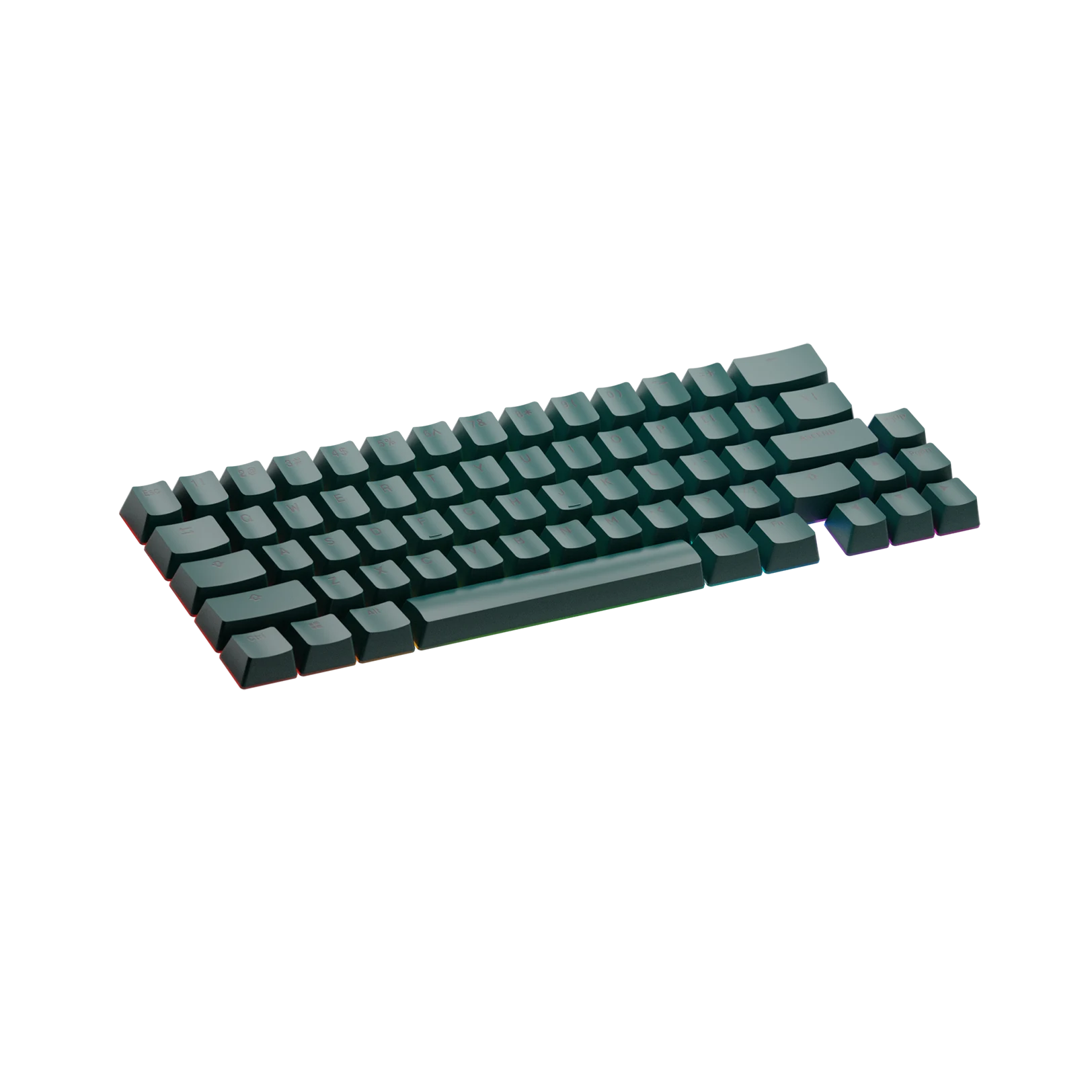Custom Keycaps for Mechanical Keyboards - Totem Green Design - Durable PBT Material - Perfect for Gaming, Typing & Office Use