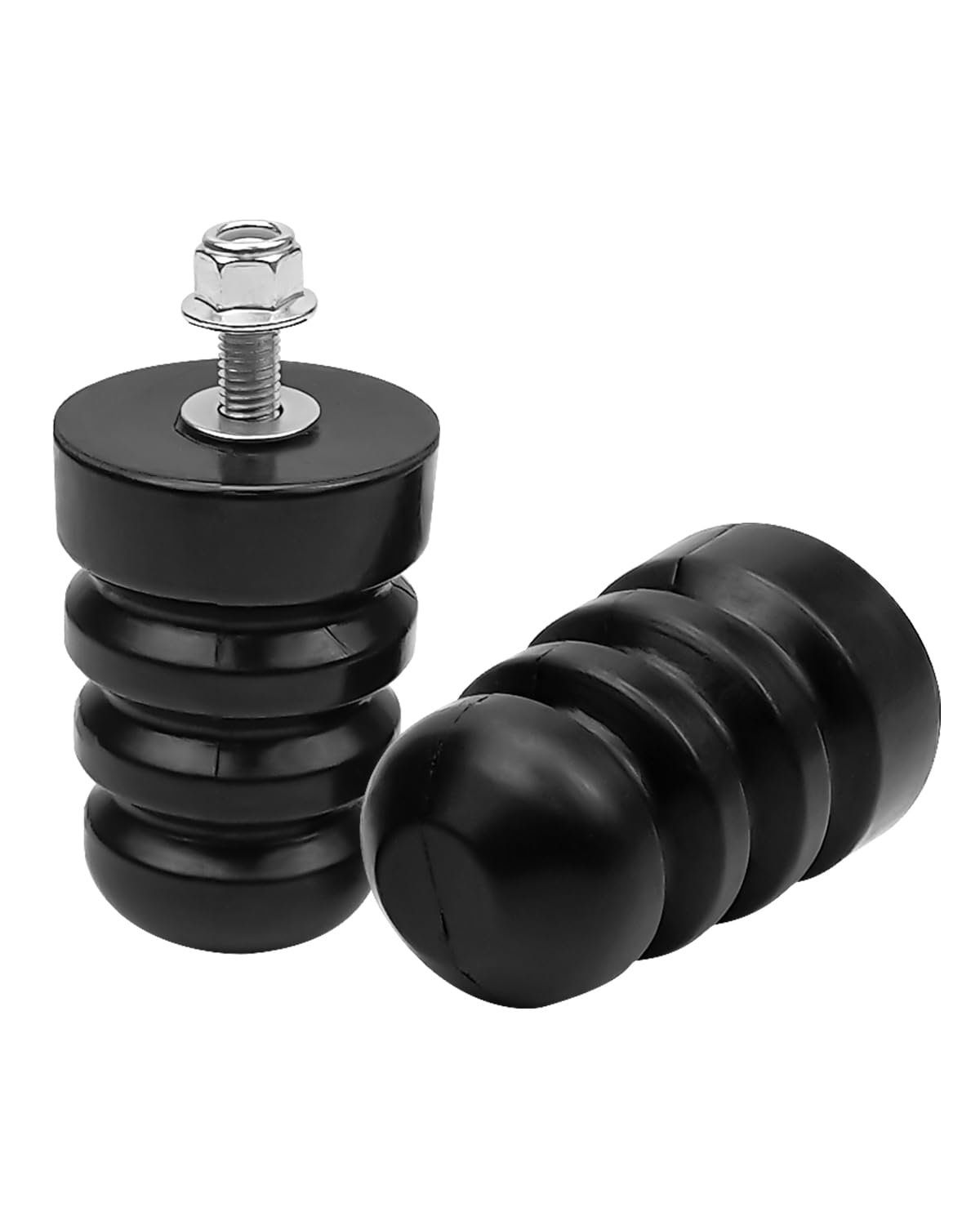 Rear Bump Stop Suspension Bumper Kit - Compatible with Ford Excursion F250 F350 Super Duty 2000-2019 Models - Heavy Duty Rear Leaf Spring Bumper (2-Piece Set) - Perfect for Off-Roading, Towing & Truck Suspension Protection