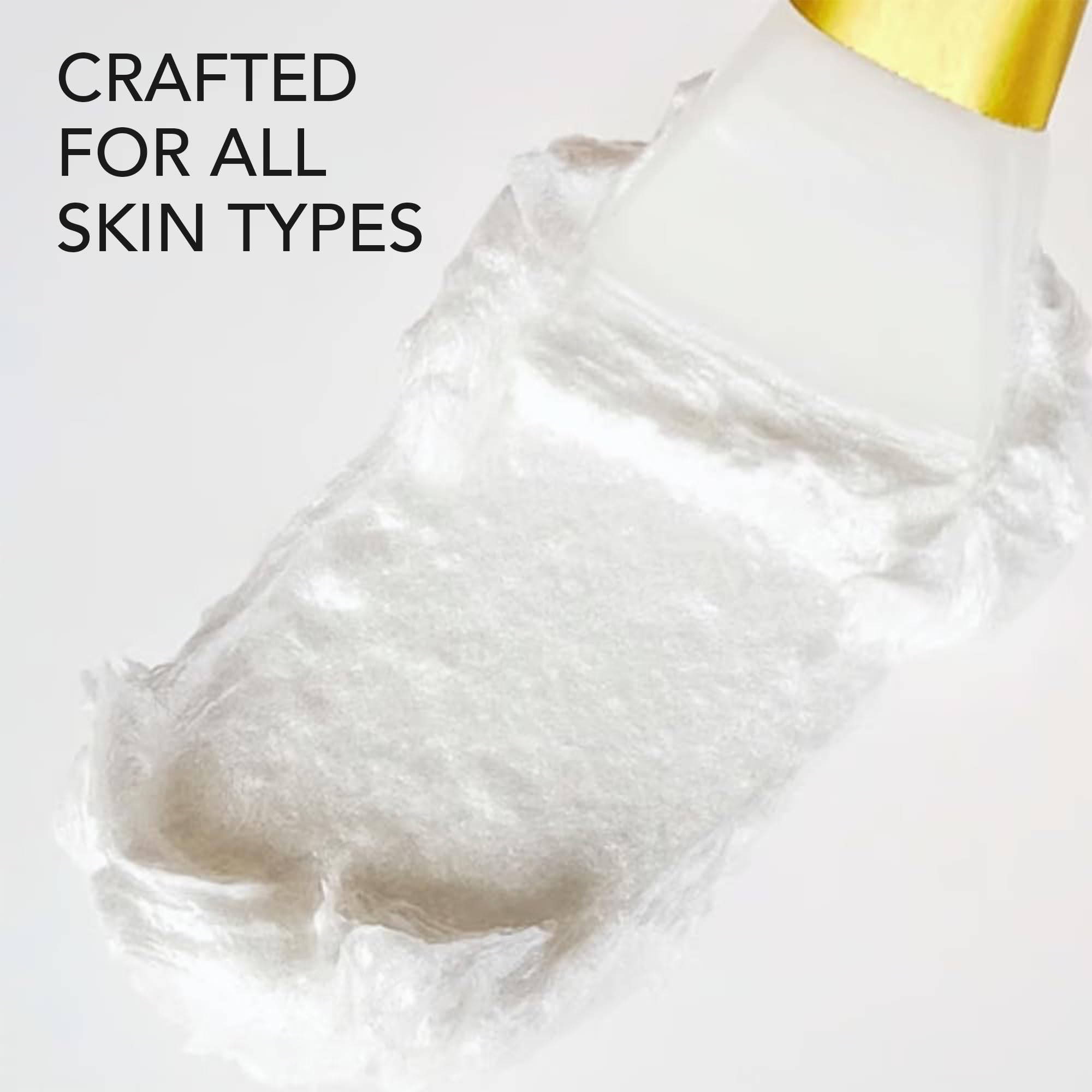 AllBoutHue Double Cleansing Hydrating Facial Cleanser | Natural Gentle Face Wash for Women | Vegan & Cruelty-Free | Moisturizing for Mature & Dry Winter Skin | 3.4 Oz | Perfect for Nighttime Skincare Routine & Sensitive Skin Care