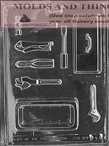 Premium Chocolate Candy Mold Set - 2 Piece TOOL BOX POUR BOX Kit with Step-by-Step Candy Making Guide | Perfect for DIY Desserts, Holiday Treats & Party Favors