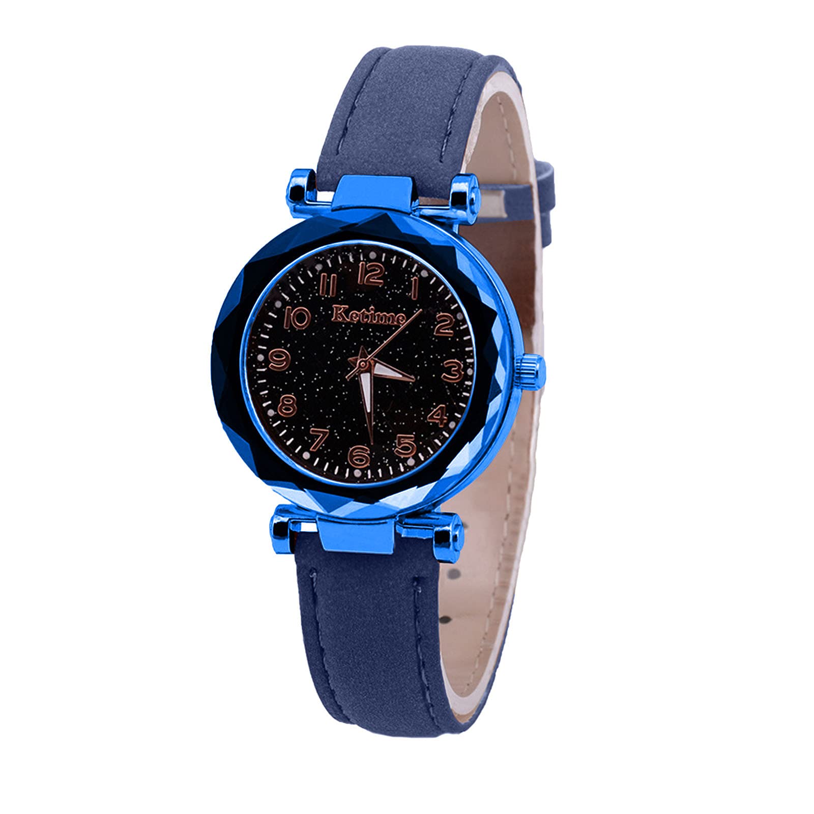 Luminous Starry Sky Digital Watch for Women - Stylish Quartz Watch with Adjustable Belt - Perfect for Nighttime, Outdoor Activities & Fashion Accessories
