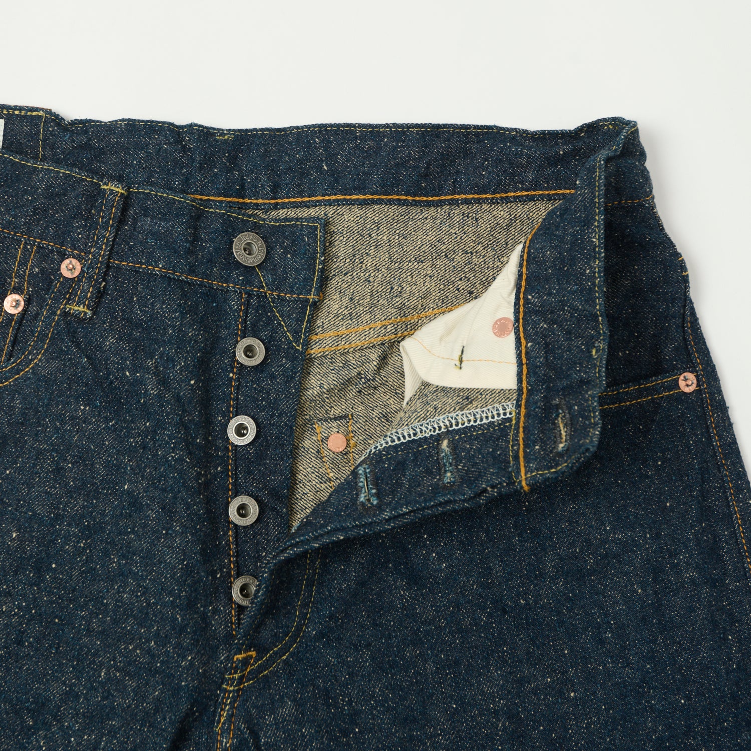 ONI 266 CCD Kabuki 'Crushed Concrete Denim' 15oz Regular Straight Jeans for Men - Premium Selvedge Denim, One Wash, Comfortable & Durable - Perfect for Casual Wear, Work, and Everyday Outfits