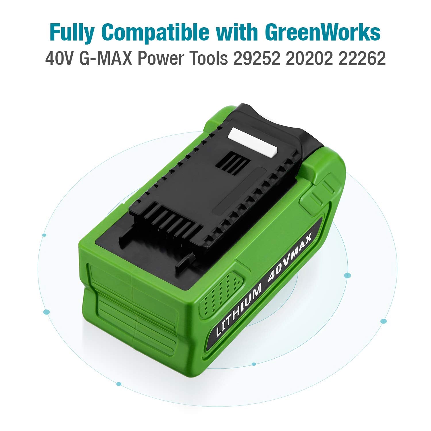Upgraded 7.0Ah Replacement Battery for Greenworks Tools - Compatible with Lawn Mowers, String Trimmers & Power Tools - Long Lasting Lithium Ion Battery for Outdoor & Garden Equipment