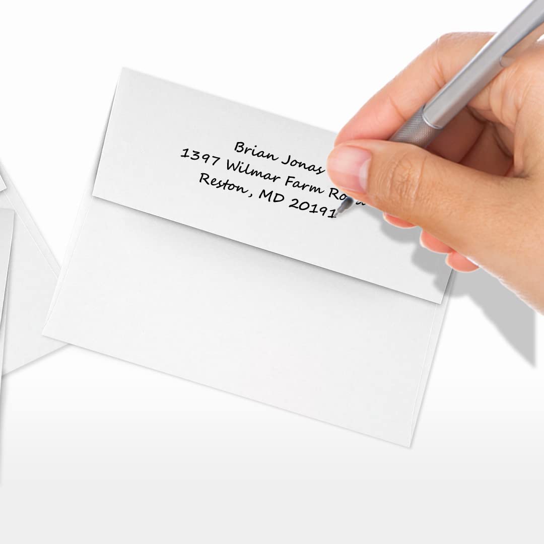 Premium A2 Invitation Envelopes 4 3/8 x 5 3/4 Inches - 70lb Classic Crest Solar White (Pack of 500) | Perfect for Wedding Invitations, Greeting Cards, Business Announcements & RSVP Cards | Elegant Stationery for Special Occasions & Professional Correspondence