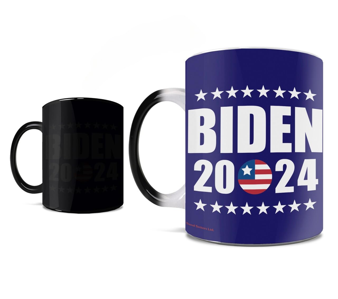 Joe Biden 2024 President Heat Sensitive Mug - 11 oz Color Changing Ceramic Coffee Tea Cup - Perfect for Political Supporters & Gift Giving