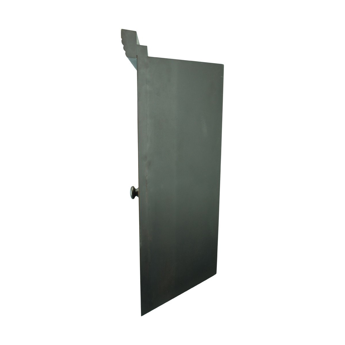 Dark Oak Corner Medicine Cabinet 27x20 Inch - Recessed Mirror Bathroom Storage with Mounting Hardware | Space-Saving Solution for Small Bathrooms & Vanities