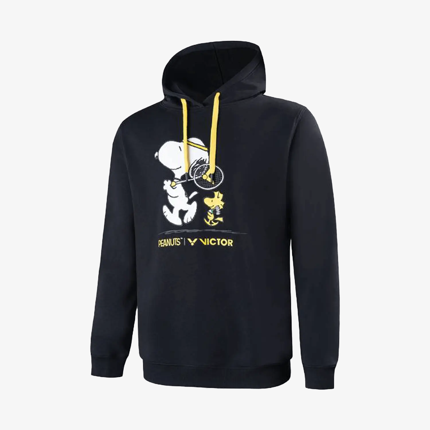 Victor x Peanuts Snoopy Graphic Sweater T-Shirt for Men & Women - Black Cotton Casual Tee - Perfect for Christmas Gifts, Anime Fans & Casual Wear