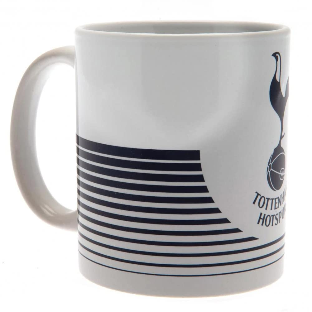 Official Tottenham Hotspur FC Ceramic Coffee Mug - 15oz White & Black Spurs Fan Gift - Perfect for Home, Office & Game Day Celebrations