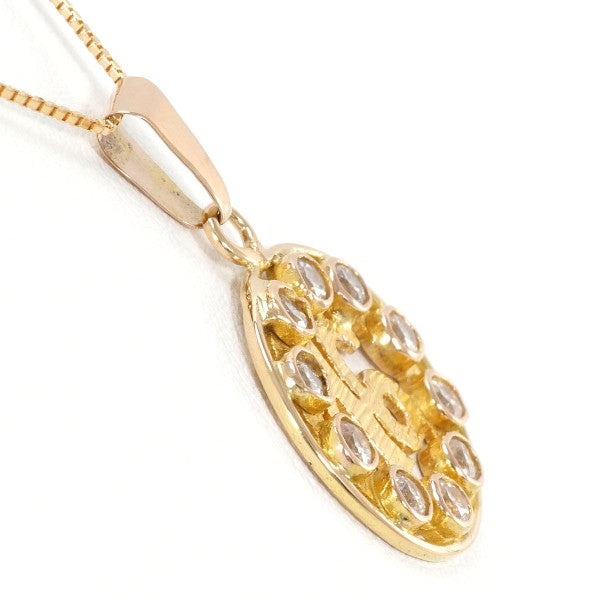 18K Pink Gold Zirconia Necklace for Women - Elegant Cubic Zirconia Pendant Jewelry Gift for Birthday, Anniversary & Valentine's Day