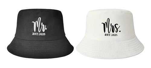 Mr Mrs Est. 2025 (Black & White)