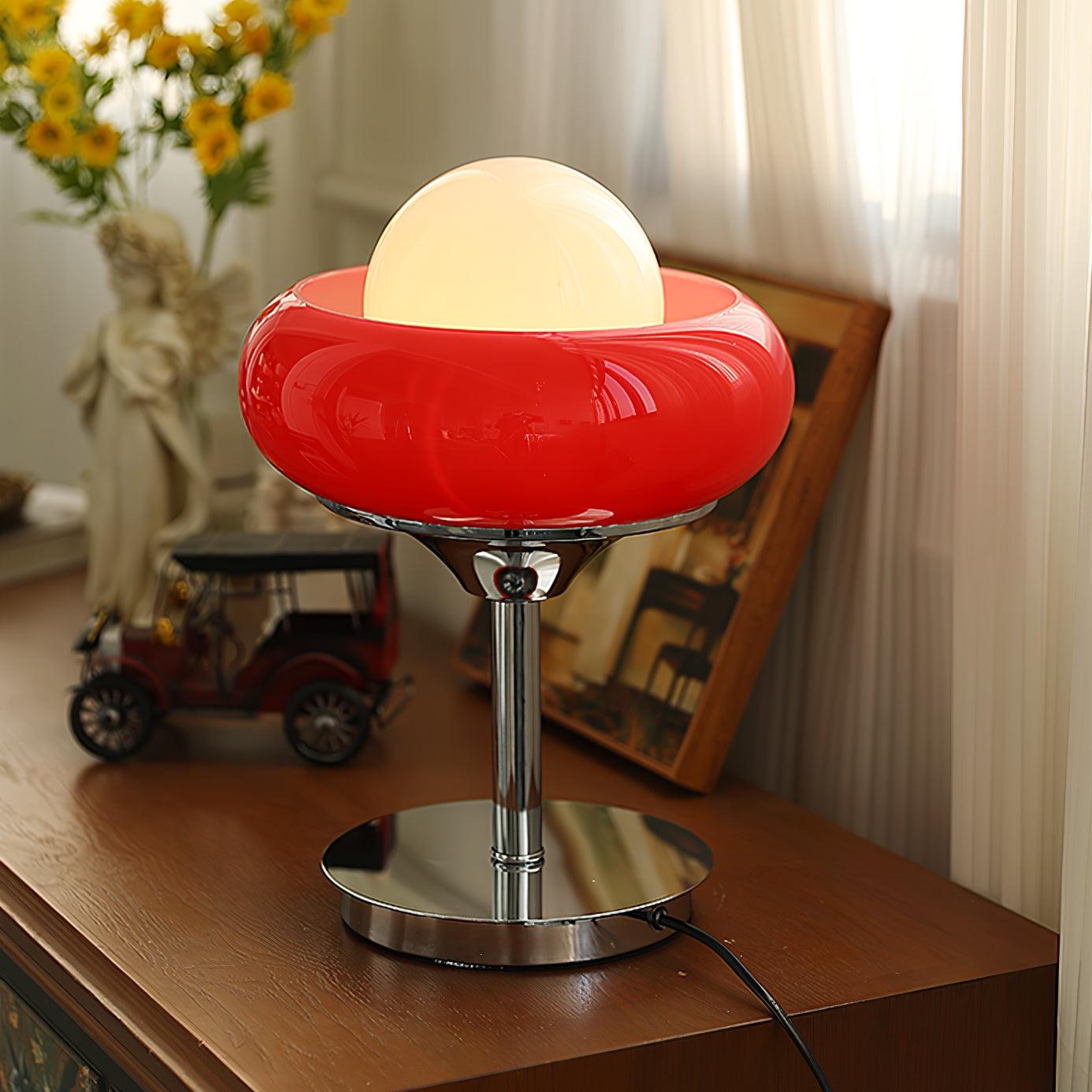 Harvey Table Lamp - Modern LED Desk Light for Home Office, Bedroom & Living Room - Adjustable Brightness & Warm White Light for Reading & Working