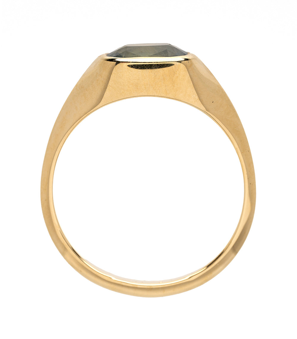 1.69Ct Green Cushion Cut Tristan Wedding Band for Men - Unique Emerald Engagement Ring for Women - Perfect for Anniversaries, Proposals & Special Occasions