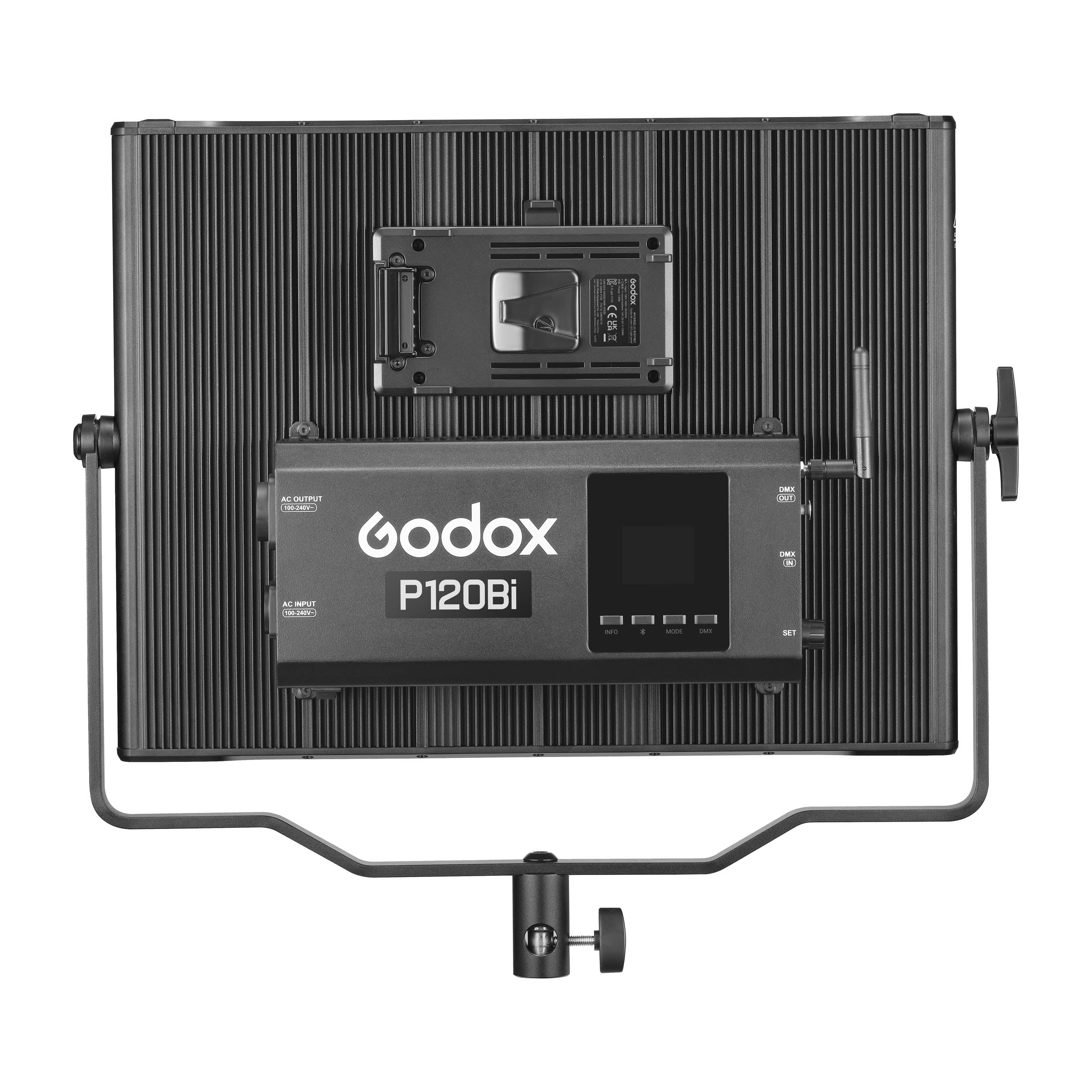 P120BI K1 Bi-Color LED Light Panel - Adjustable Color Temperature (3200K-5600K) for Video Broadcasting, Photography & Studio Lighting