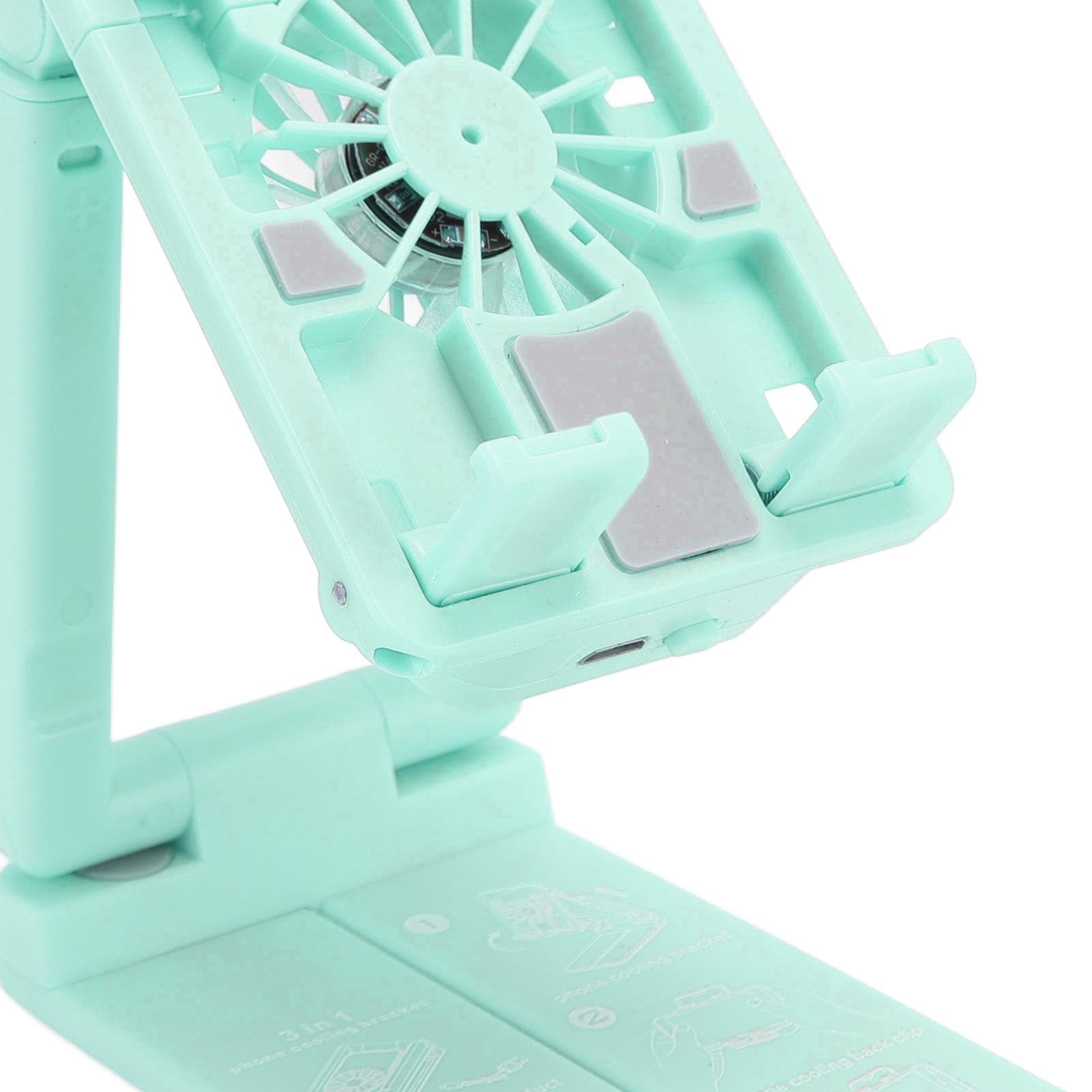 Sorandy Phone Cooler with RGB Light - Adjustable Stand & Cooling Fan for Android & iPhone - Perfect for Gaming & Work