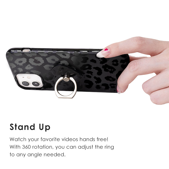 Phone Ring Holder with Strong Grip - 360° Rotating Stand for Wine Bottles, Smartphones & Tablets - Perfect for Cooking, Watching Videos & Hands-Free Calls