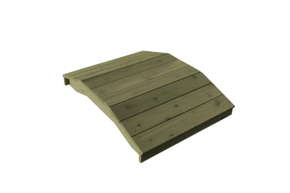 Premium Wooden Plank Bridge for DIY Projects, Garden Decor, and Model Train Scenes - Durable Natural Wood Miniature Bridge for Crafts, Landscaping, and Railroad Displays