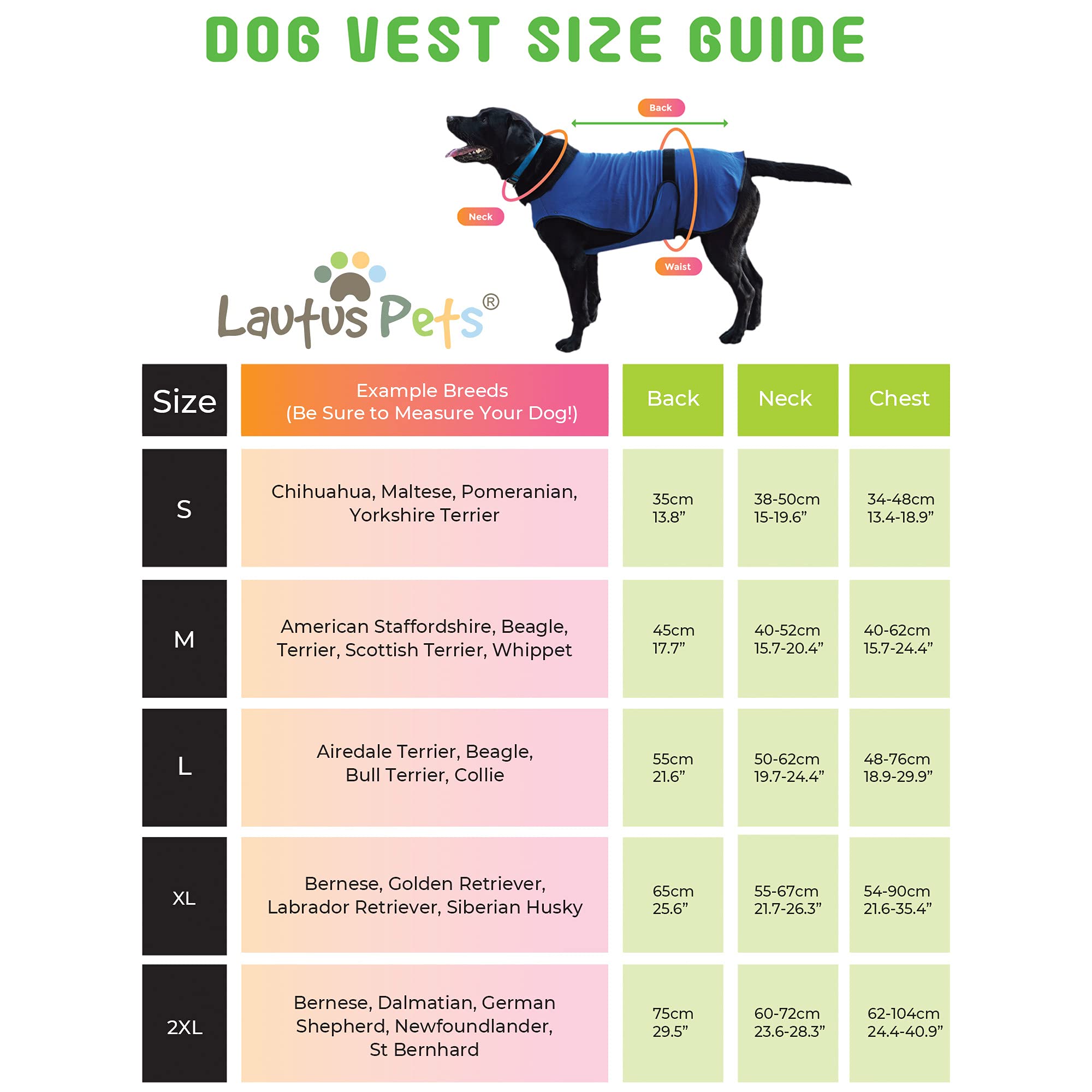 Dog Cooling Vest for Large Dogs - Lightweight & Breathable Summer Cooling Jacket (XL, 65cm, Blue) | Perfect for Outdoor Walks, Hiking & Hot Weather
