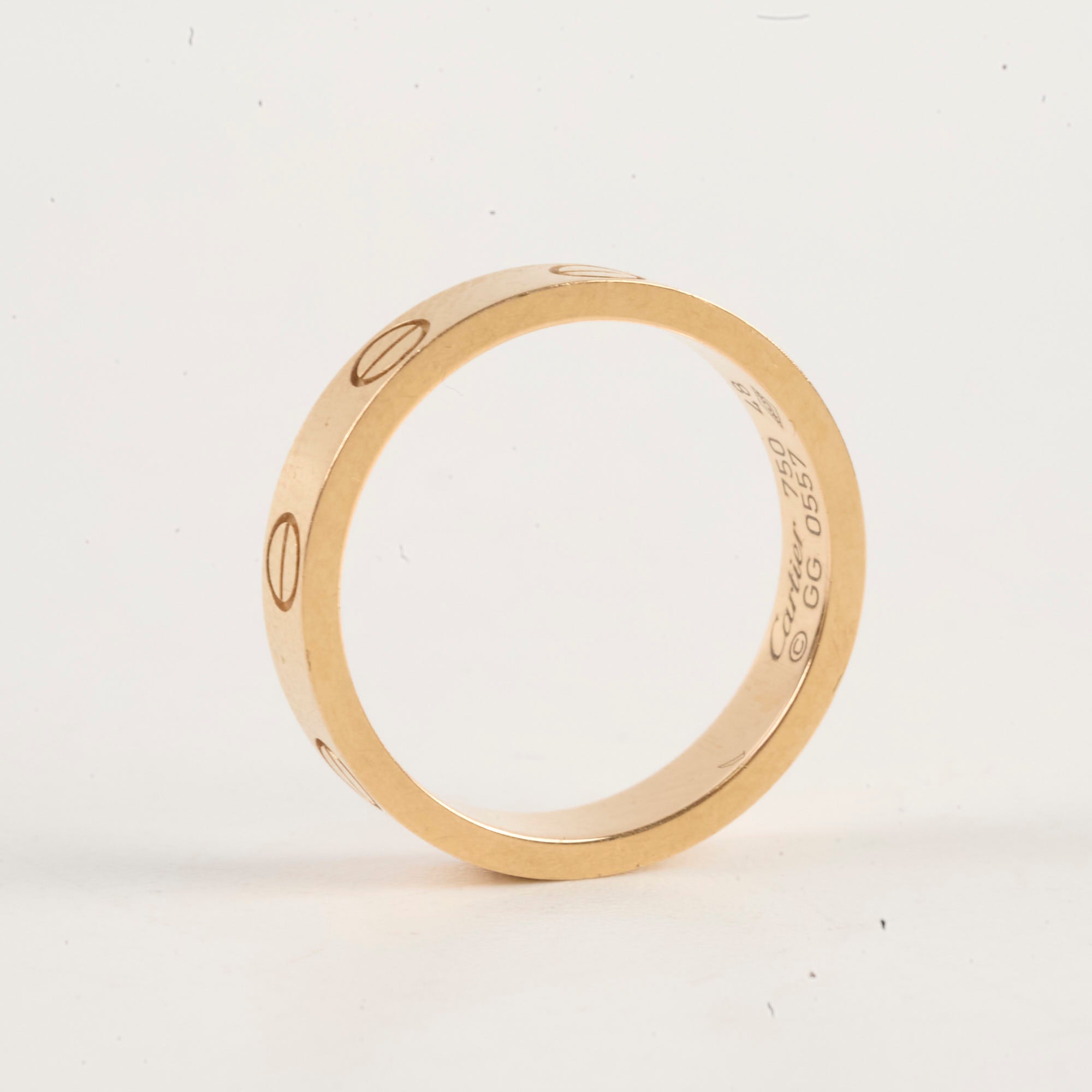 Cartier Love Ring 18K Rose Gold Size 4.8 - Elegant Small Model for Women, Perfect for Anniversaries, Engagements & Special Occasions