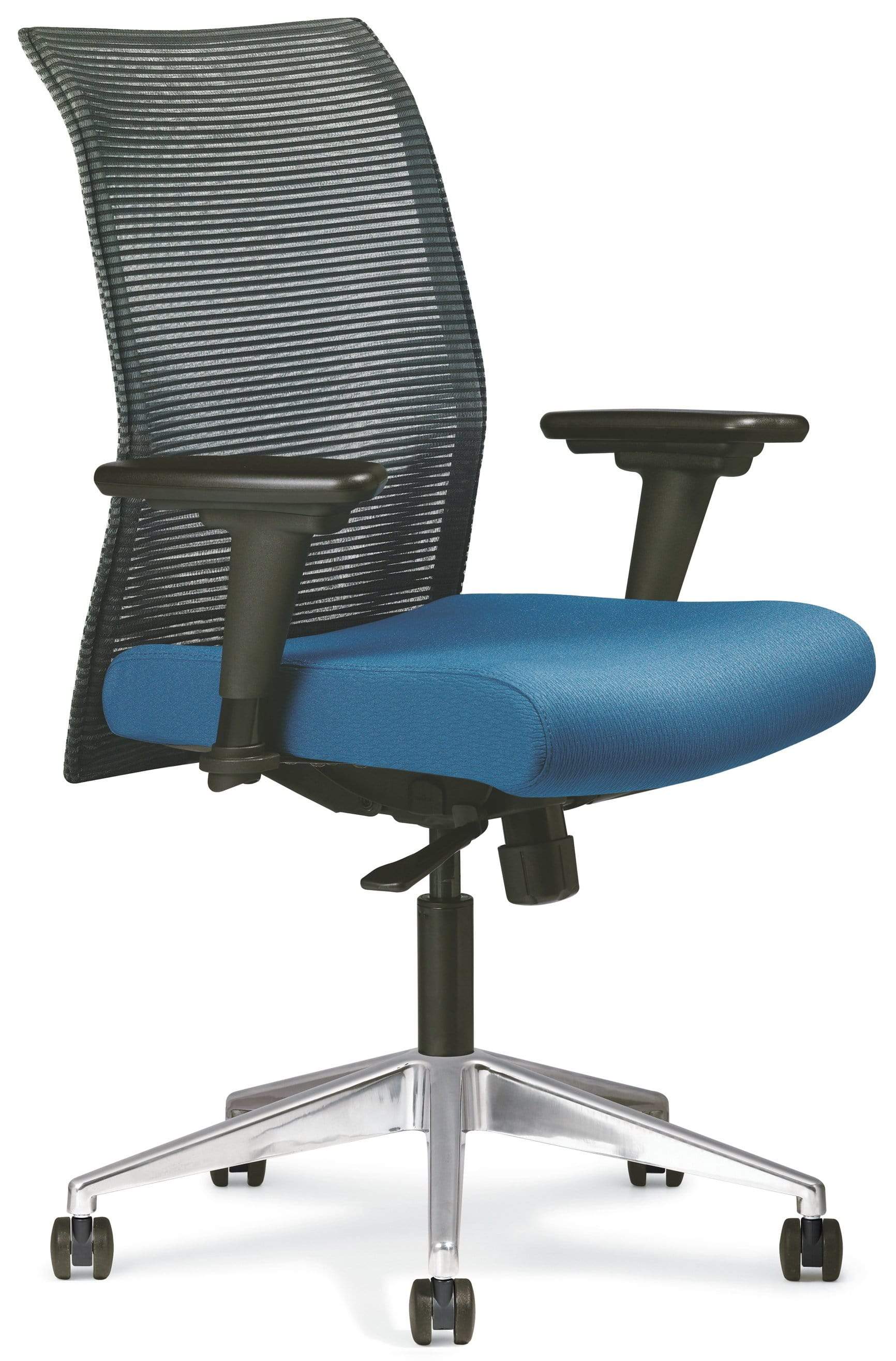 Allseating 95040 Mesh Back ZIP Chair - Ergonomic Office Chair with Breathable Mesh Back & Adjustable Features for Home & Office Workspaces