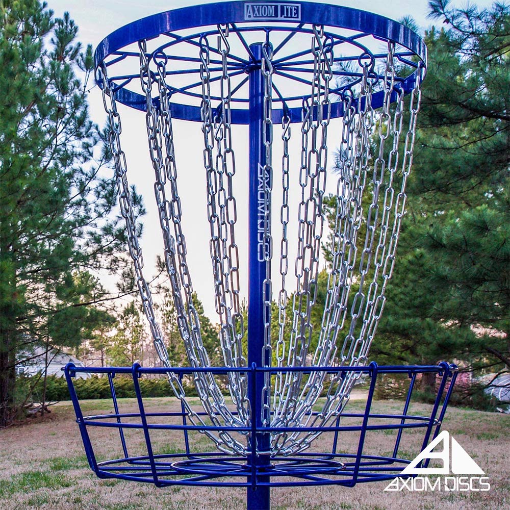 Axiom Discs Lite Disc Golf Basket - Portable & Durable Practice Target for Backyard, Park & Tournament Training